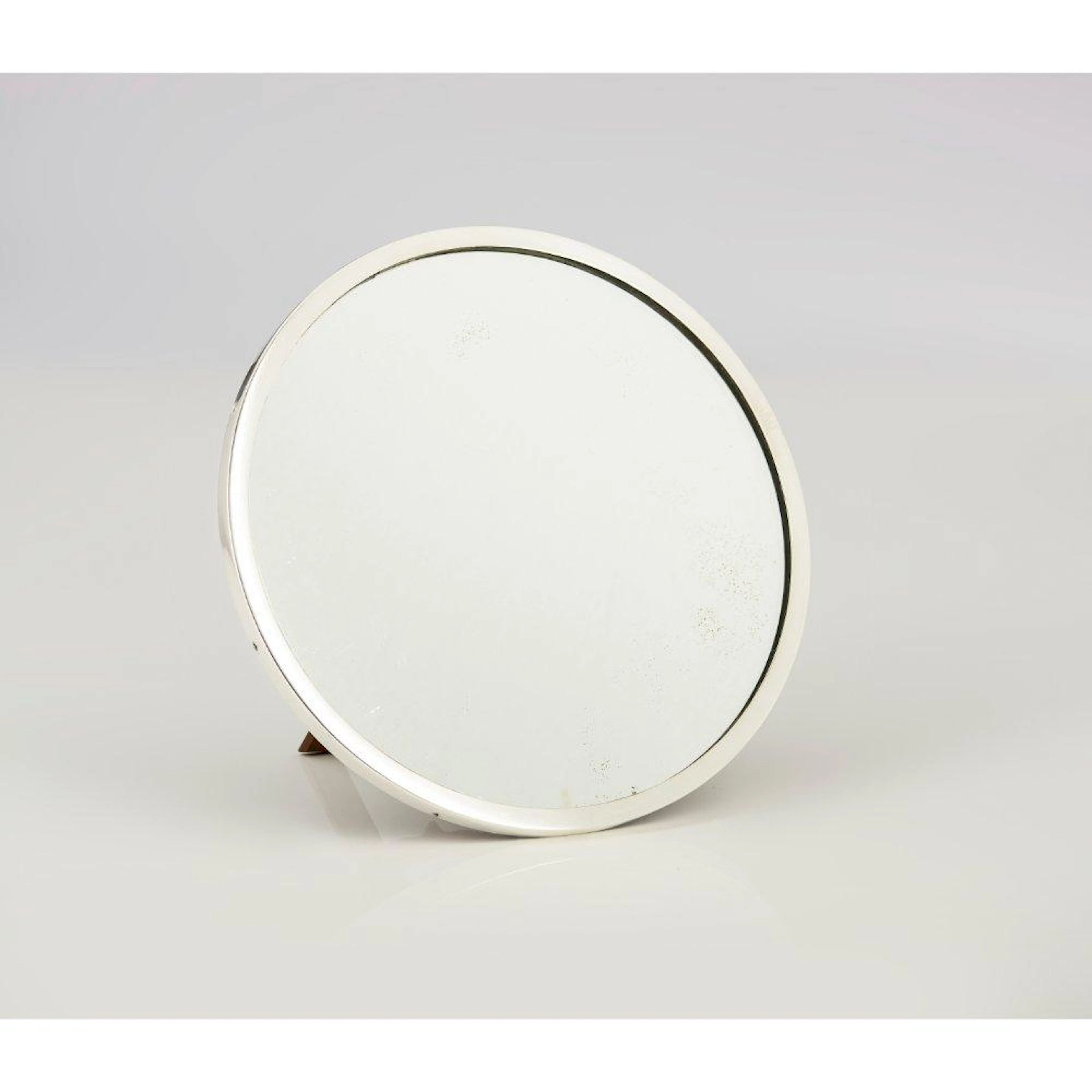 A tabletop mirror