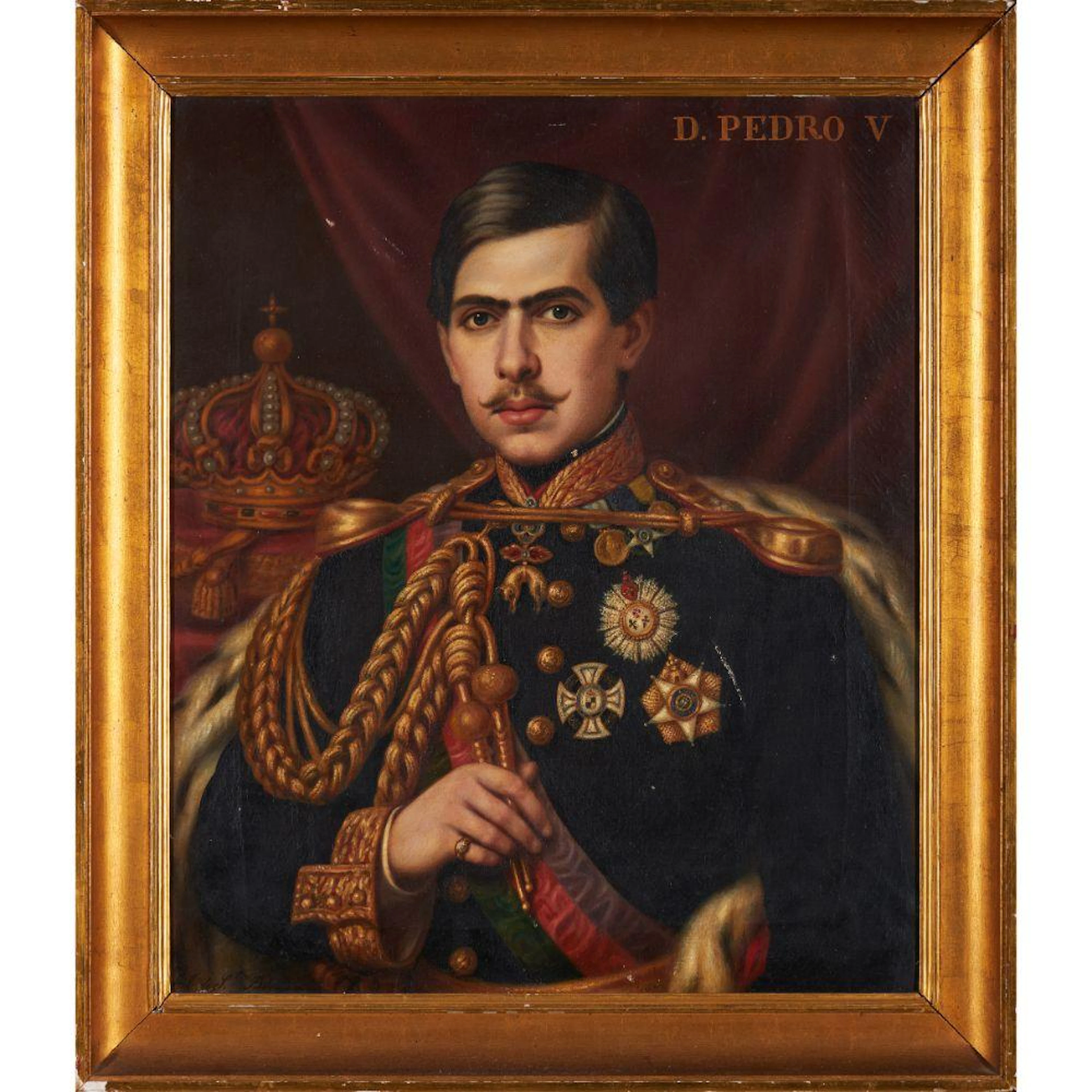 A portrait of King Pedro V