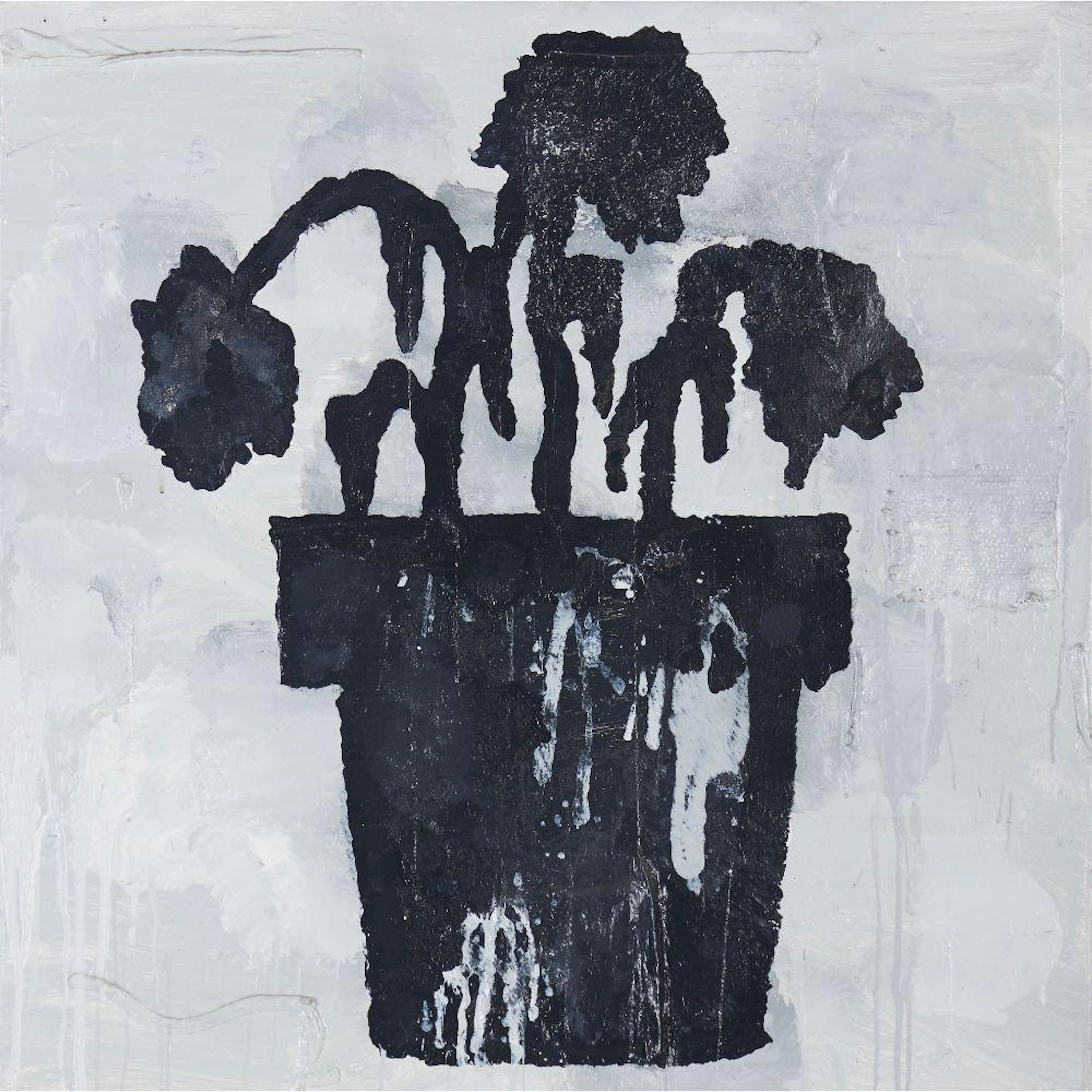 Donald Baechler (1956-2022) "Digging deep 02" (#DB-2069-02)