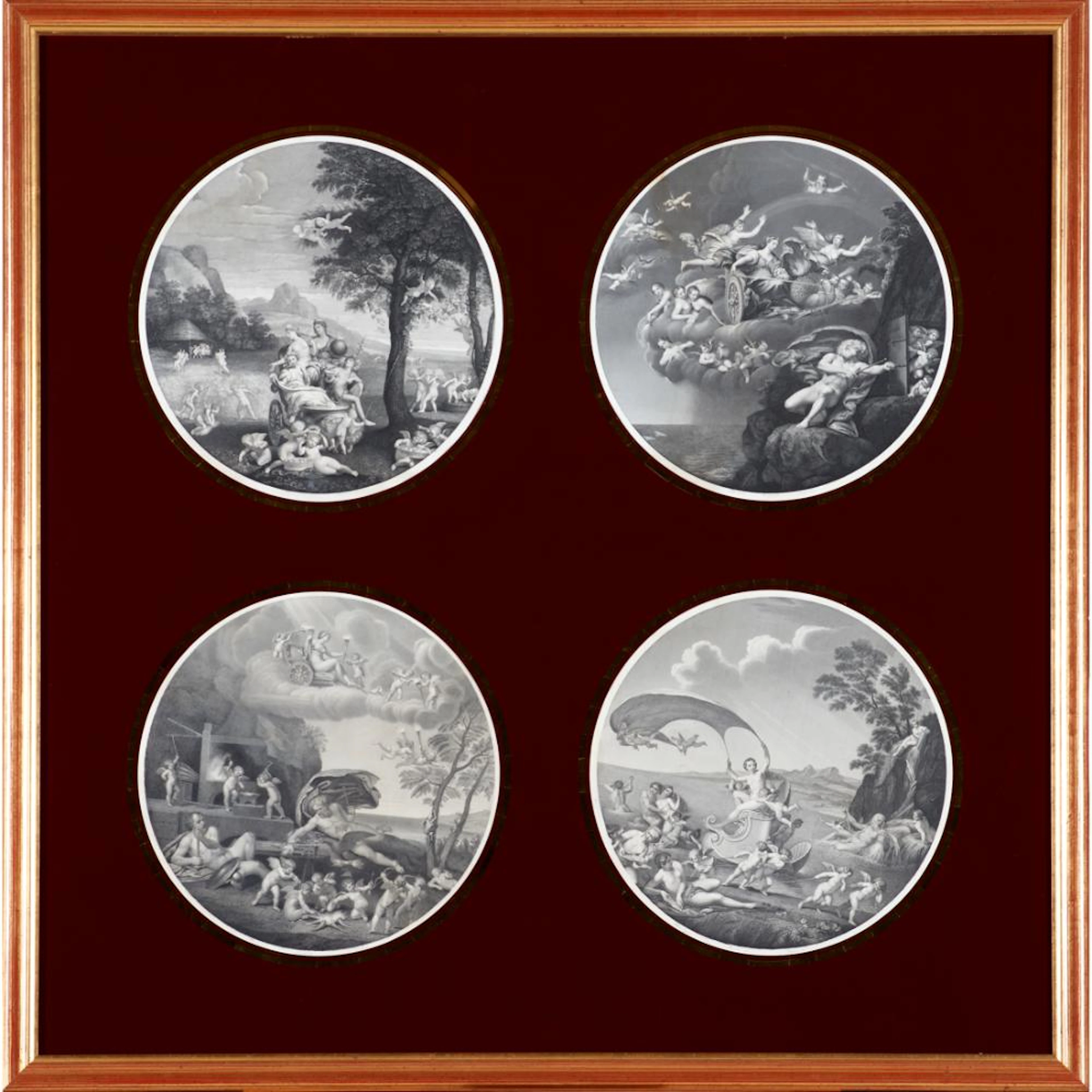 Mythological Scene "The Four Seasons"