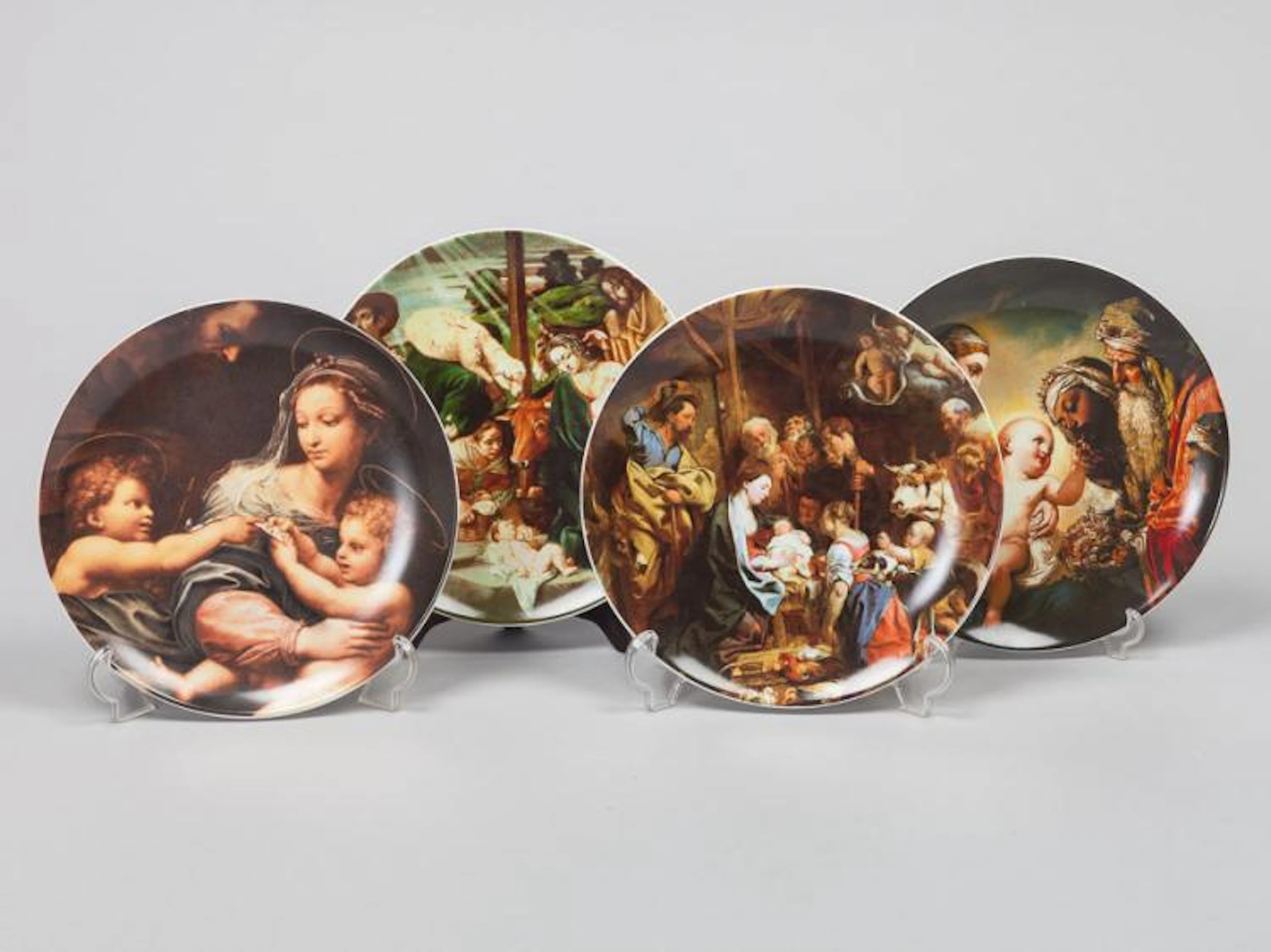 Four Vista Alegre Porcelain Plates