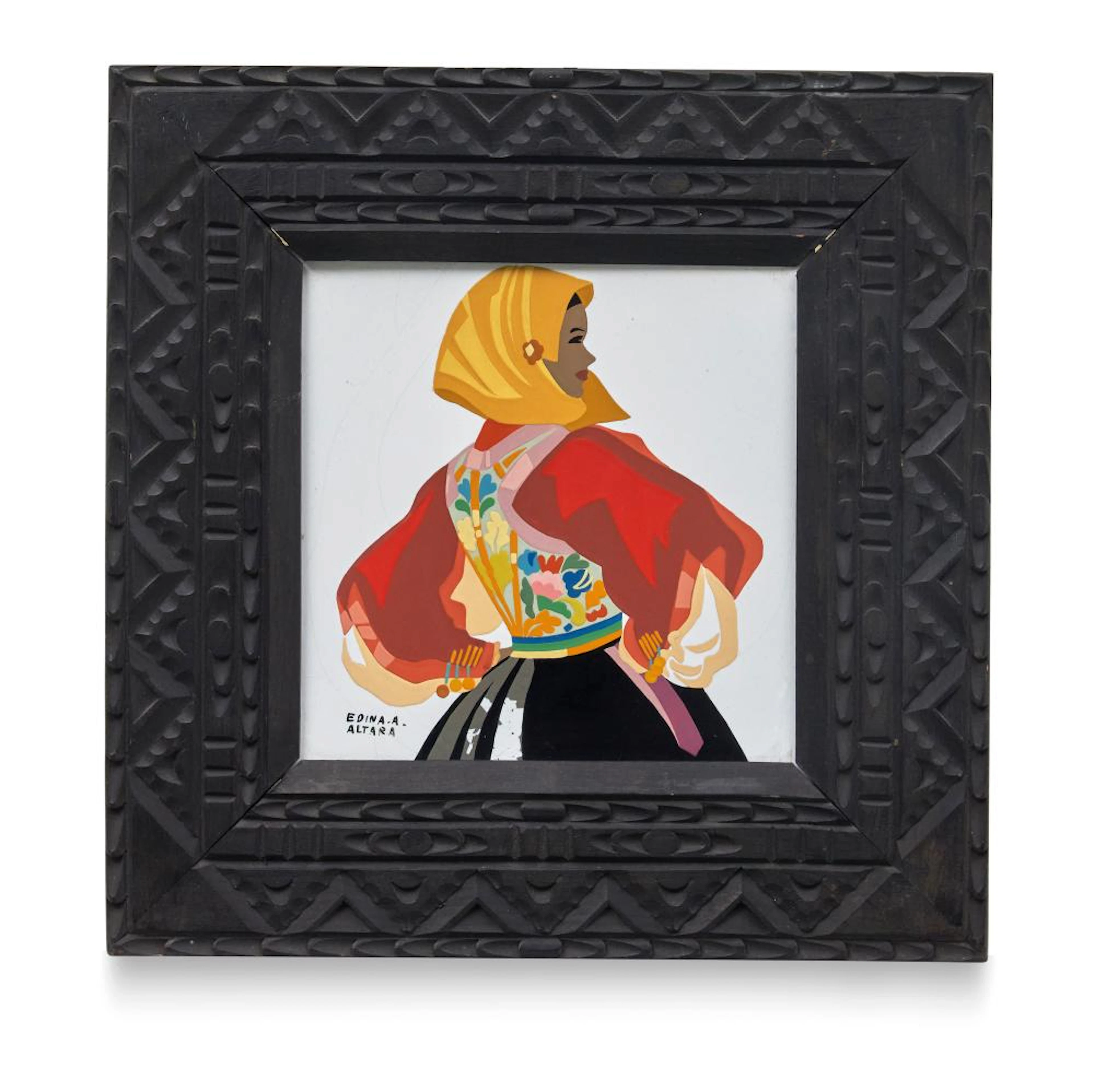 EDINA ALTARA Piastrella con cornice - Tile with frame