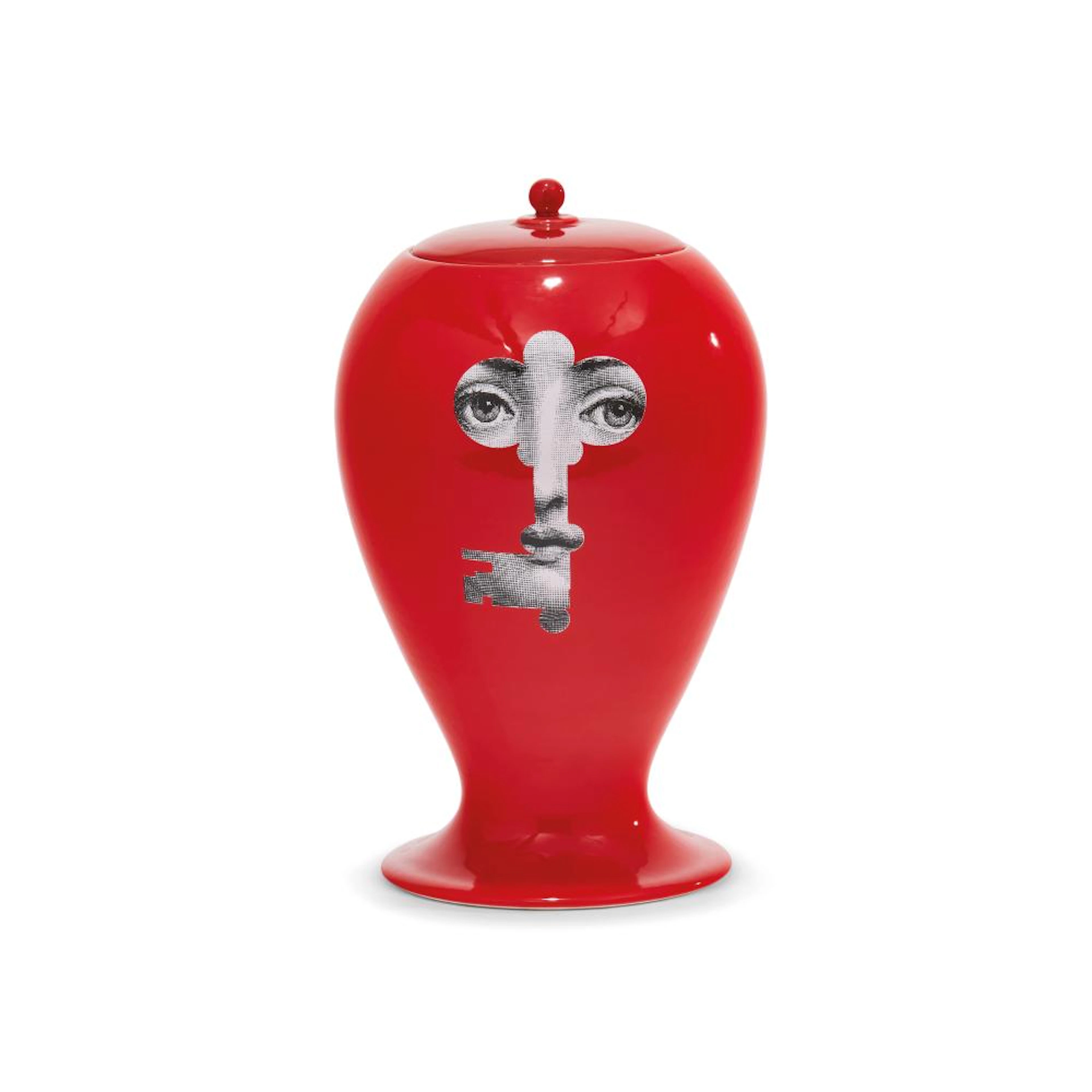 PIERO FORNASETTI E BARNABA FORNASETTI Vaso con coperchio...