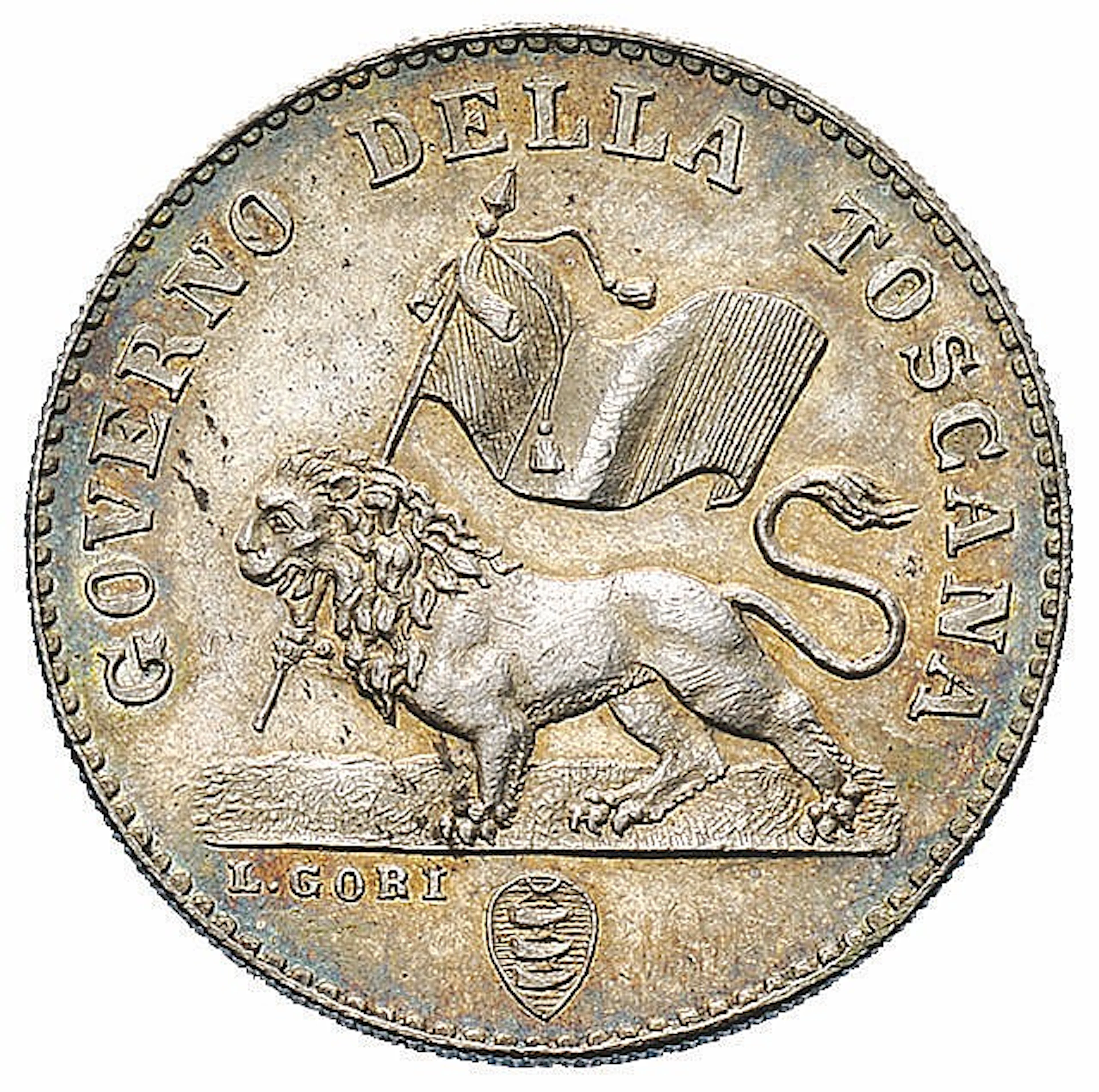 Governi Provvisori Toscana - Fiorino in argento