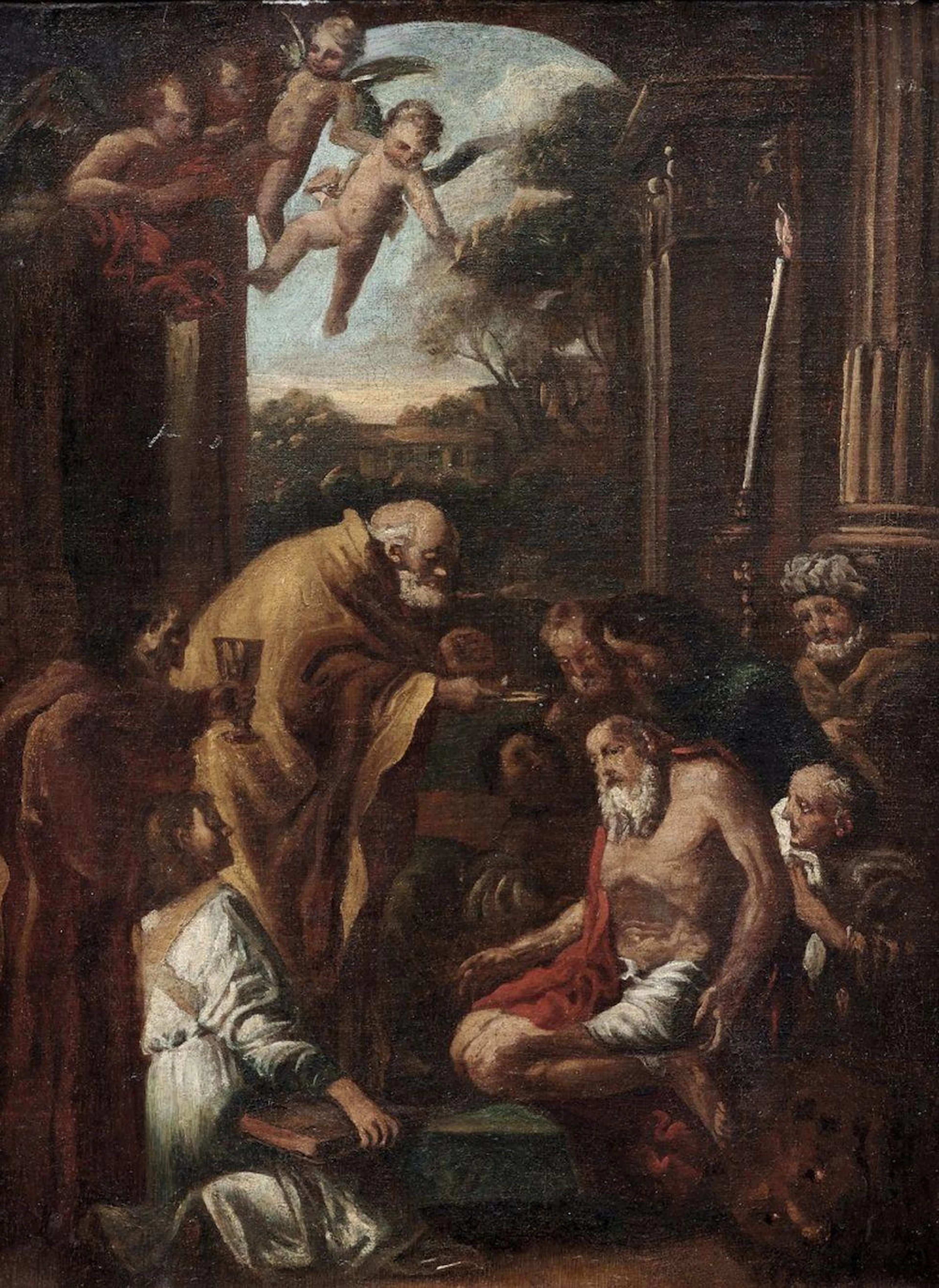 COPIA DA DOMENICHINO COMUNIONE DI SAN GIROLAMO XVIII...