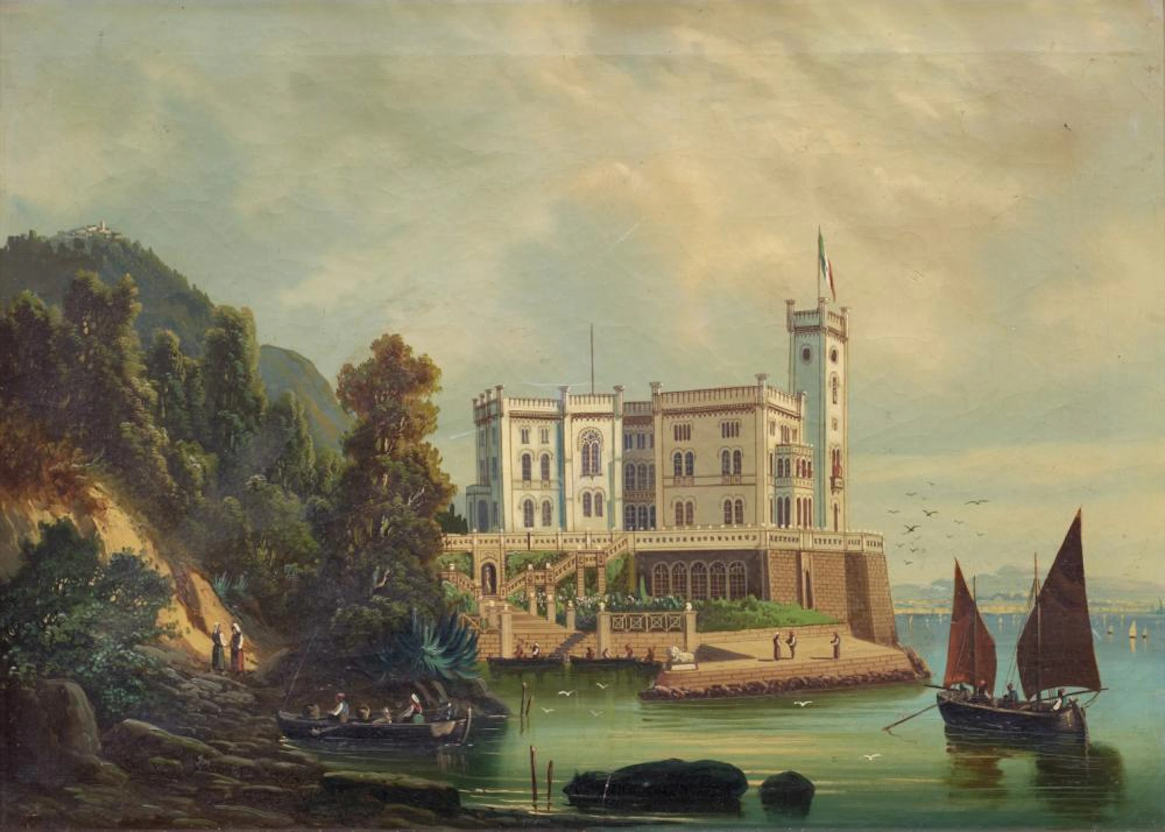 Il Castello di Miramare a Trieste - Miramare Castle in Trieste