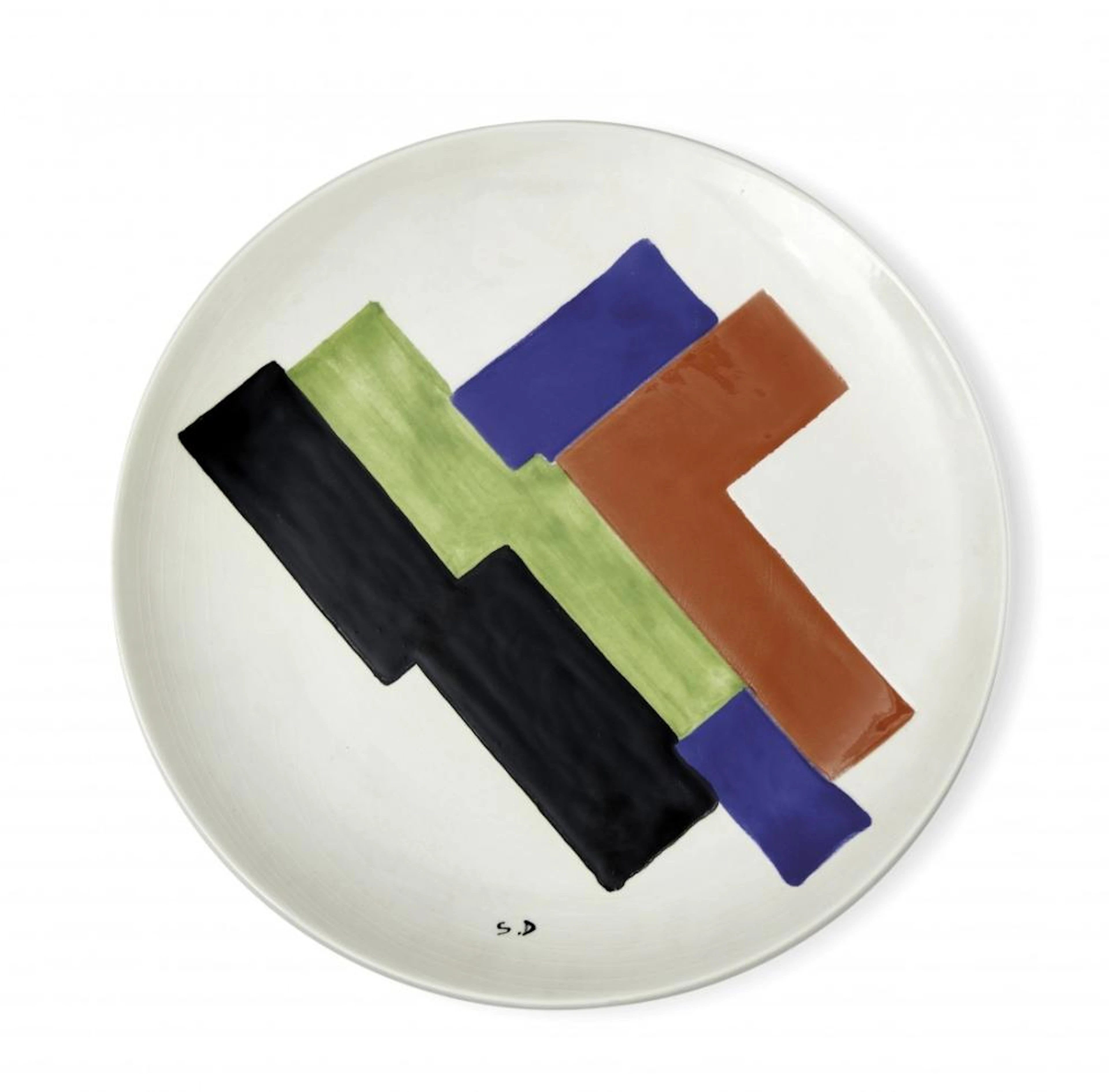 SONIA TERK DELAUNAY 1885-1979 Untitled (Three dishes) 196