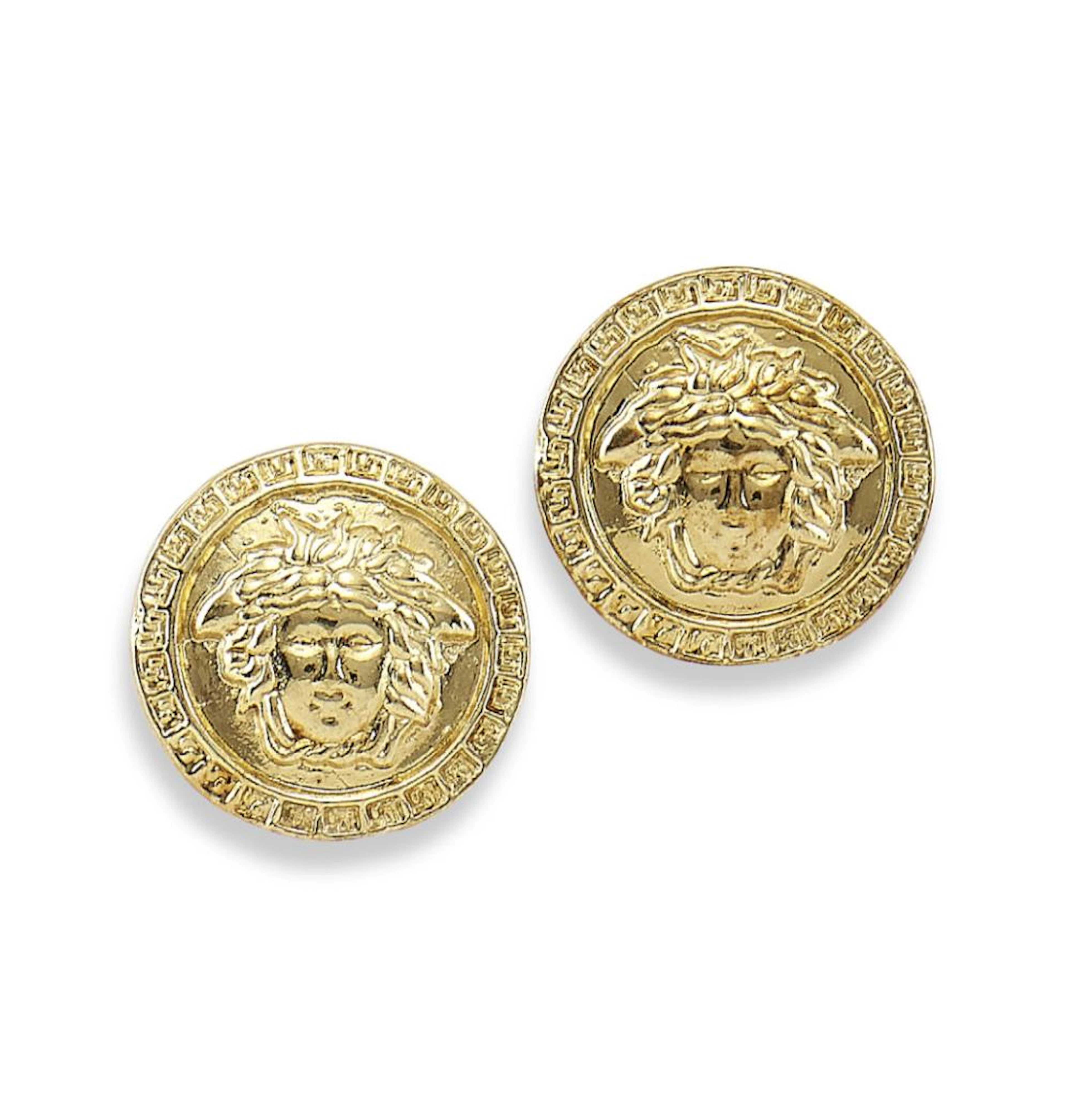 GIANNI VERSACE Pair of medium Medusa earrings