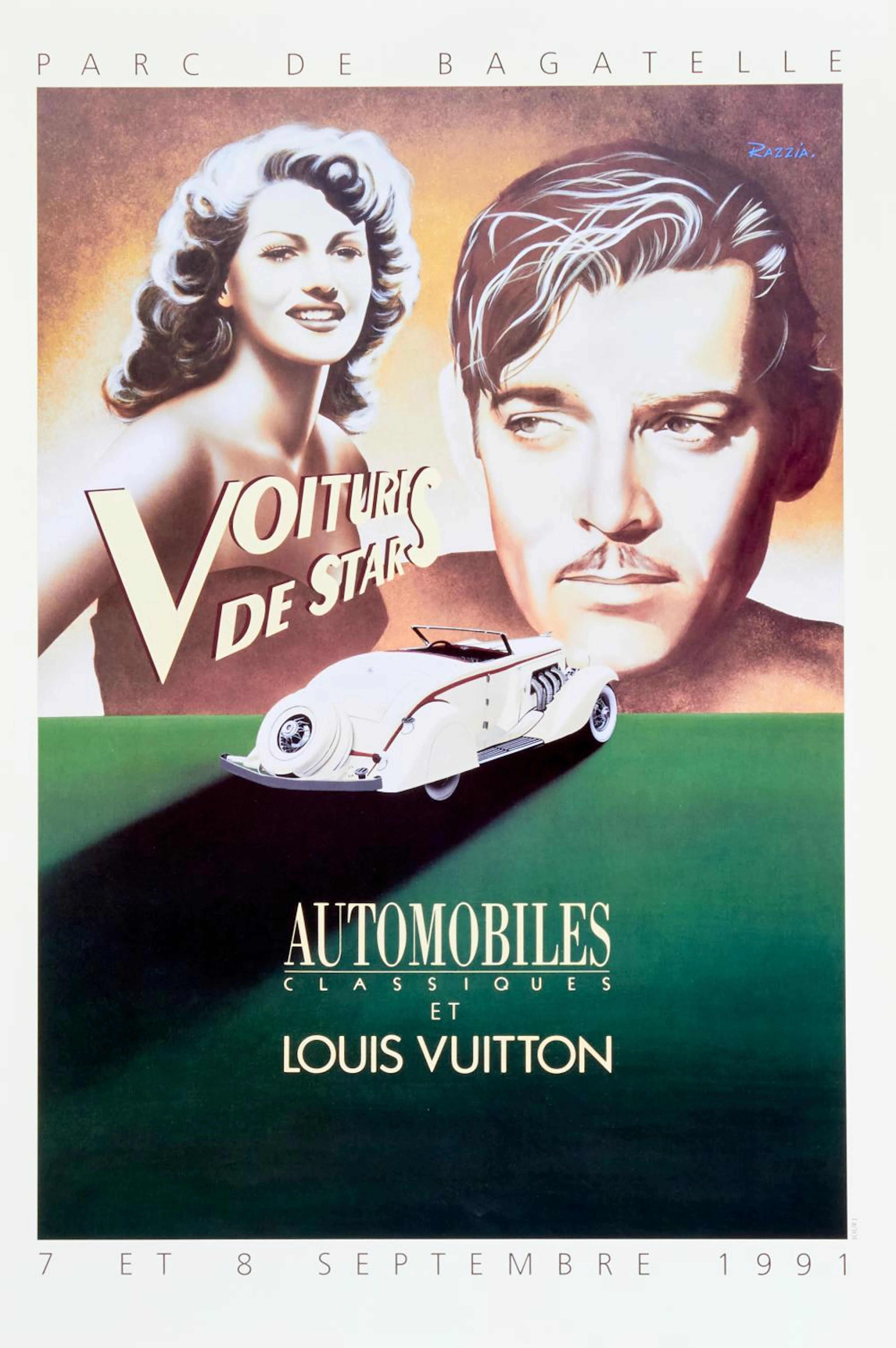 RAZZIA (GÉRARD COURBOULEIX) 1950 Voiture de Stars /...