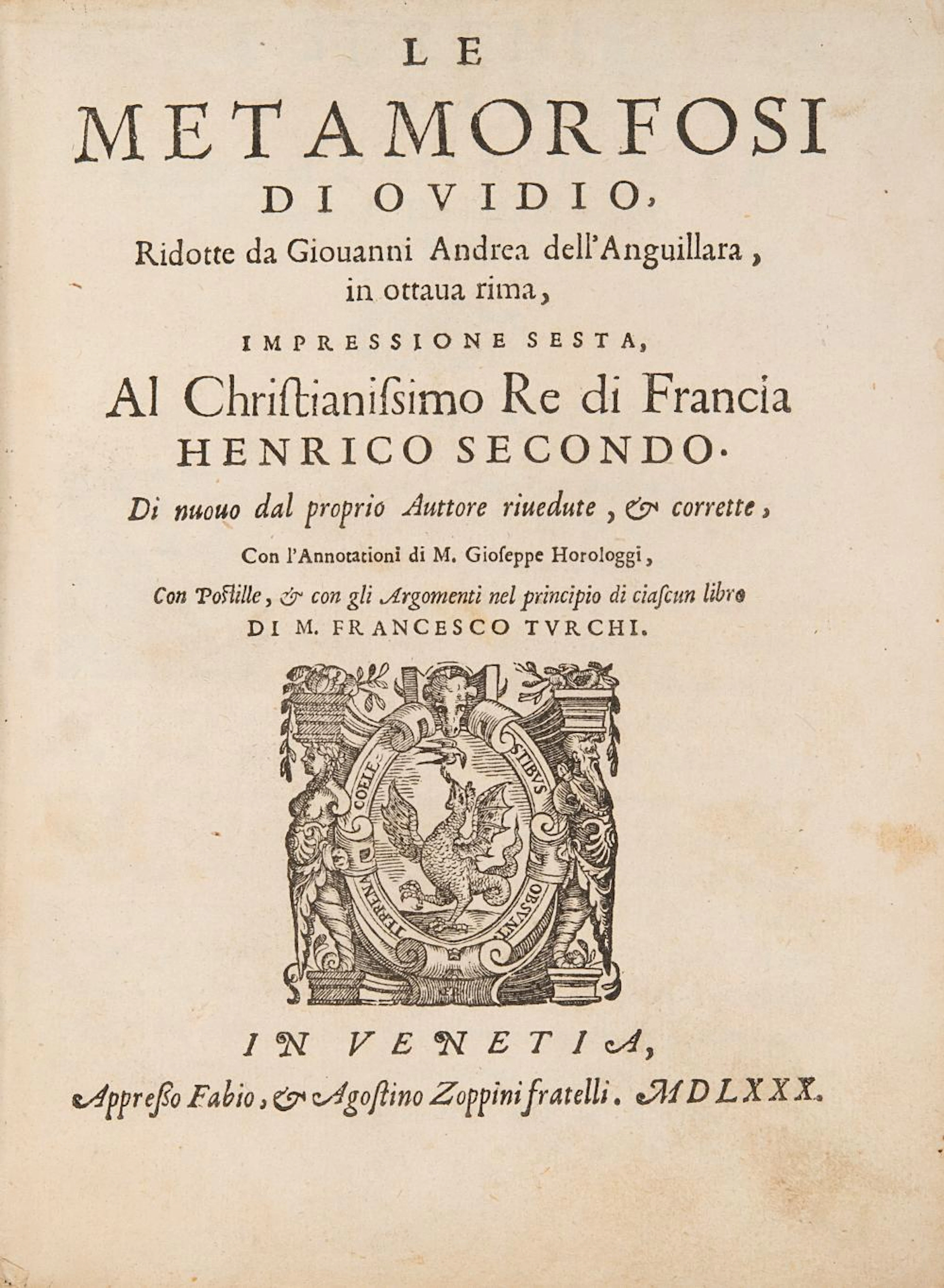 Ovidio Le metamorfosi di Ovidio
