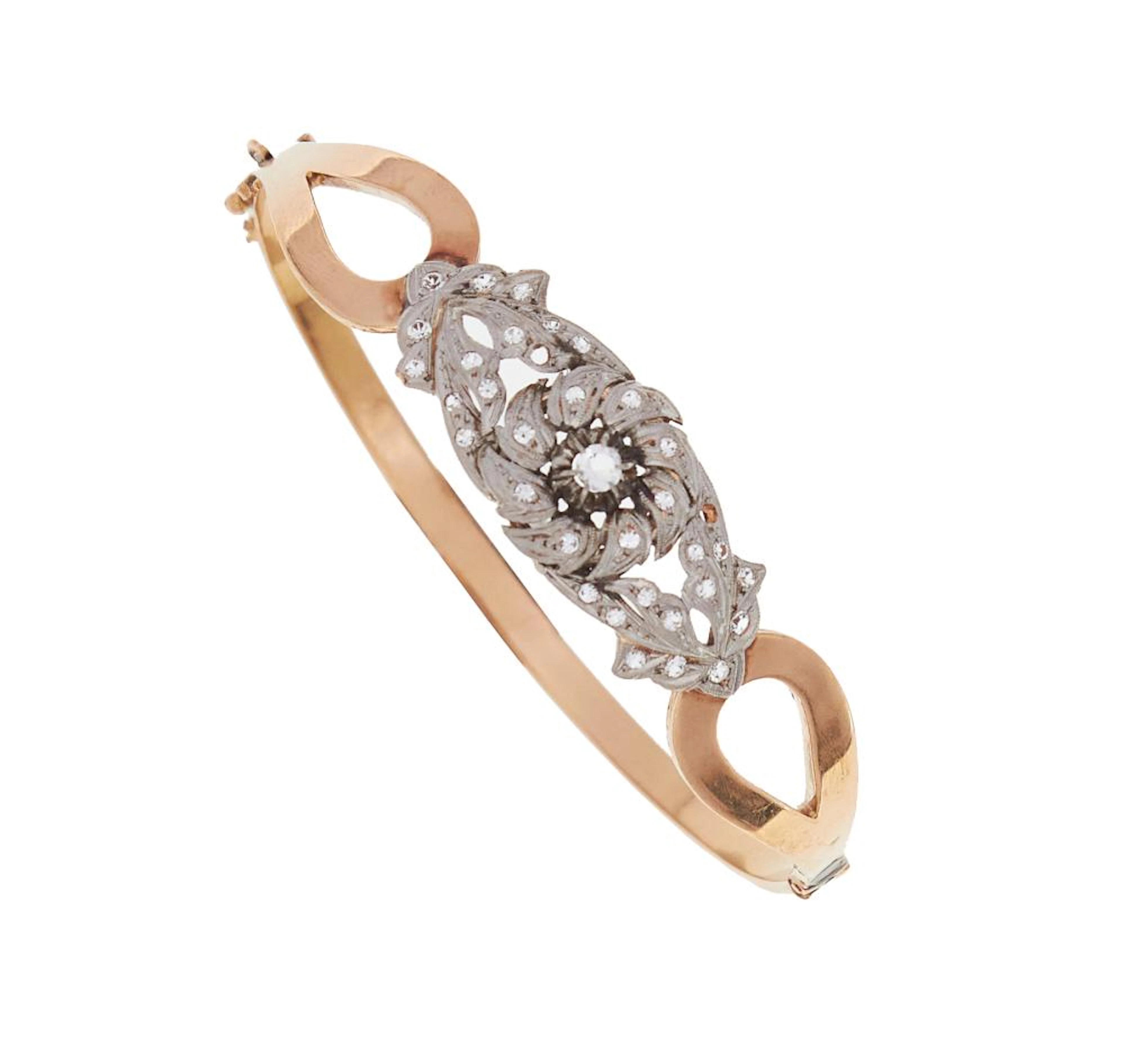 gold and silver bangle