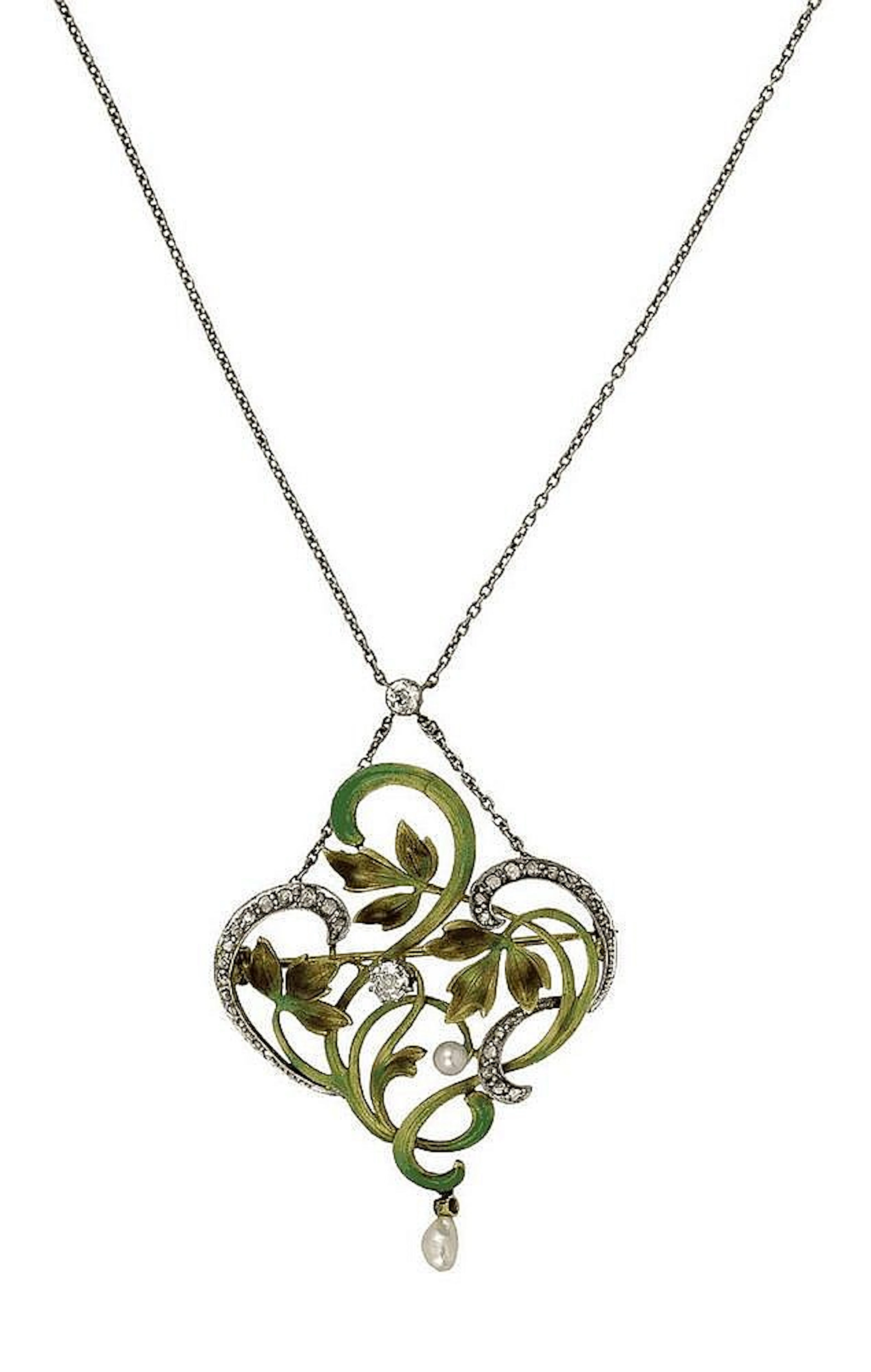 COLLANA ART NOUVEAU ART NOUVEAU NECKLACE, 1900 CIRCA