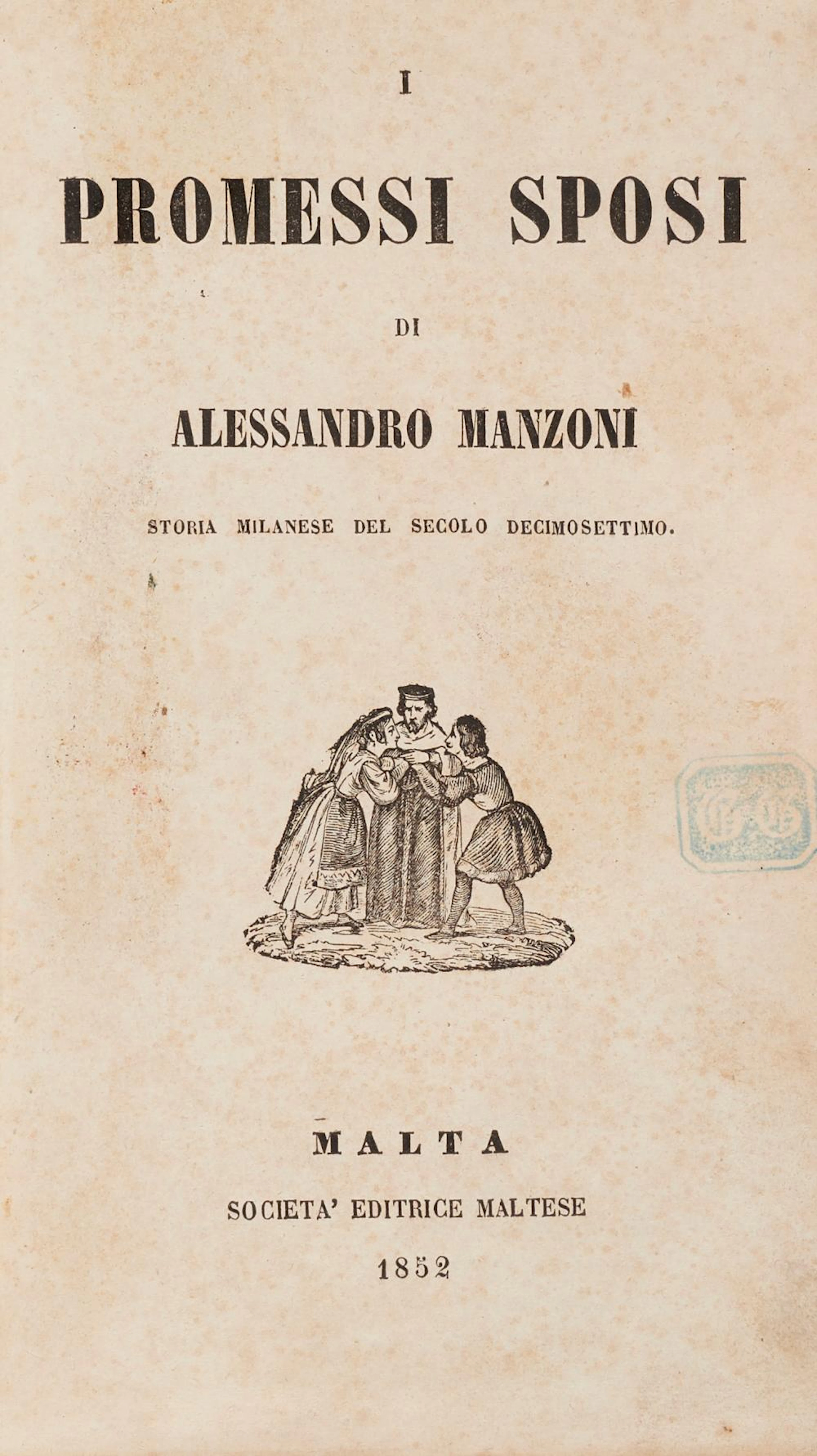 Manzoni, Alessandro I promessi sposi.
