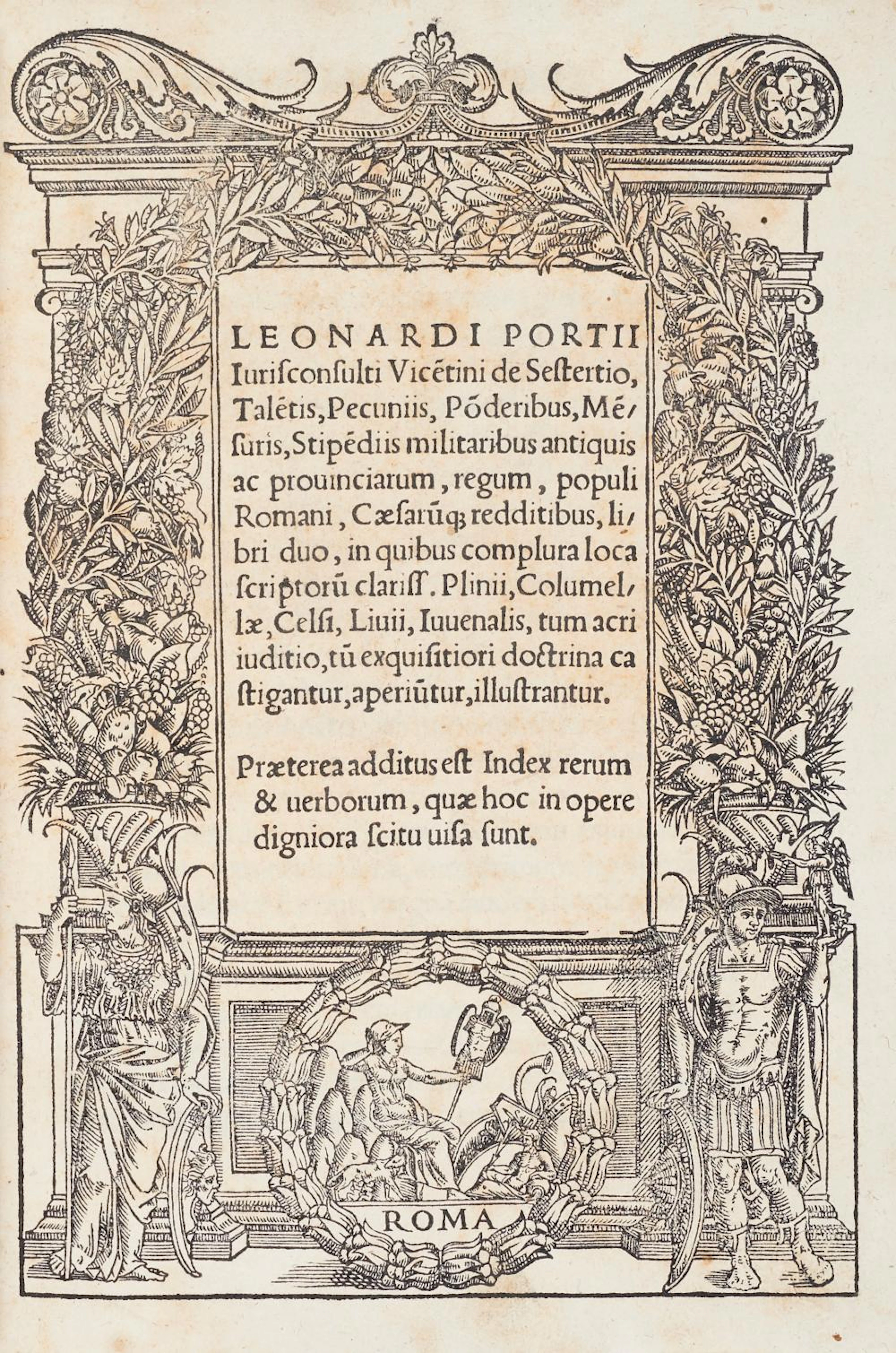 Porzio, Leonardo De Sestertio