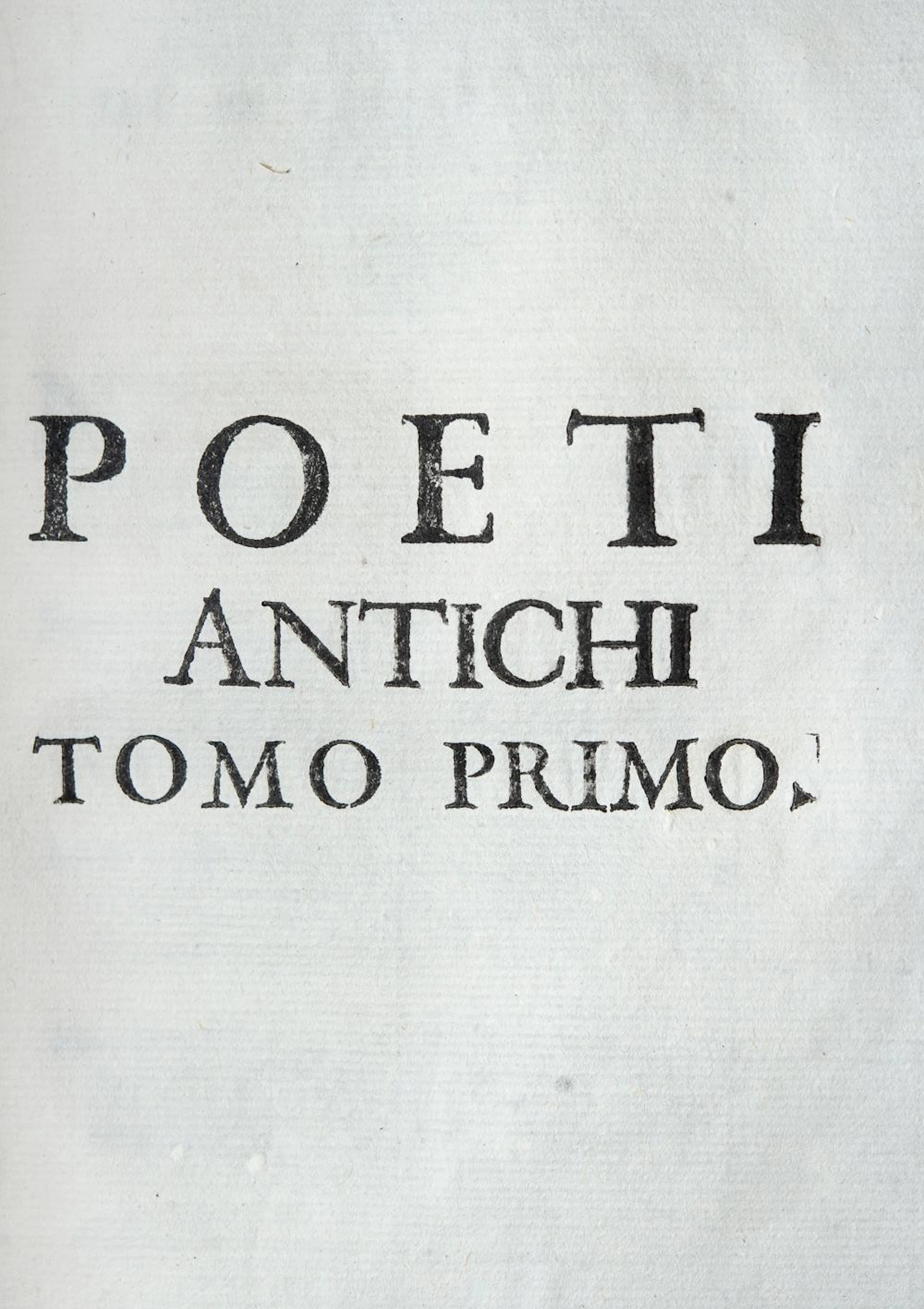 Allacci, Leone Poeti antichi raccolti da codici m.ss