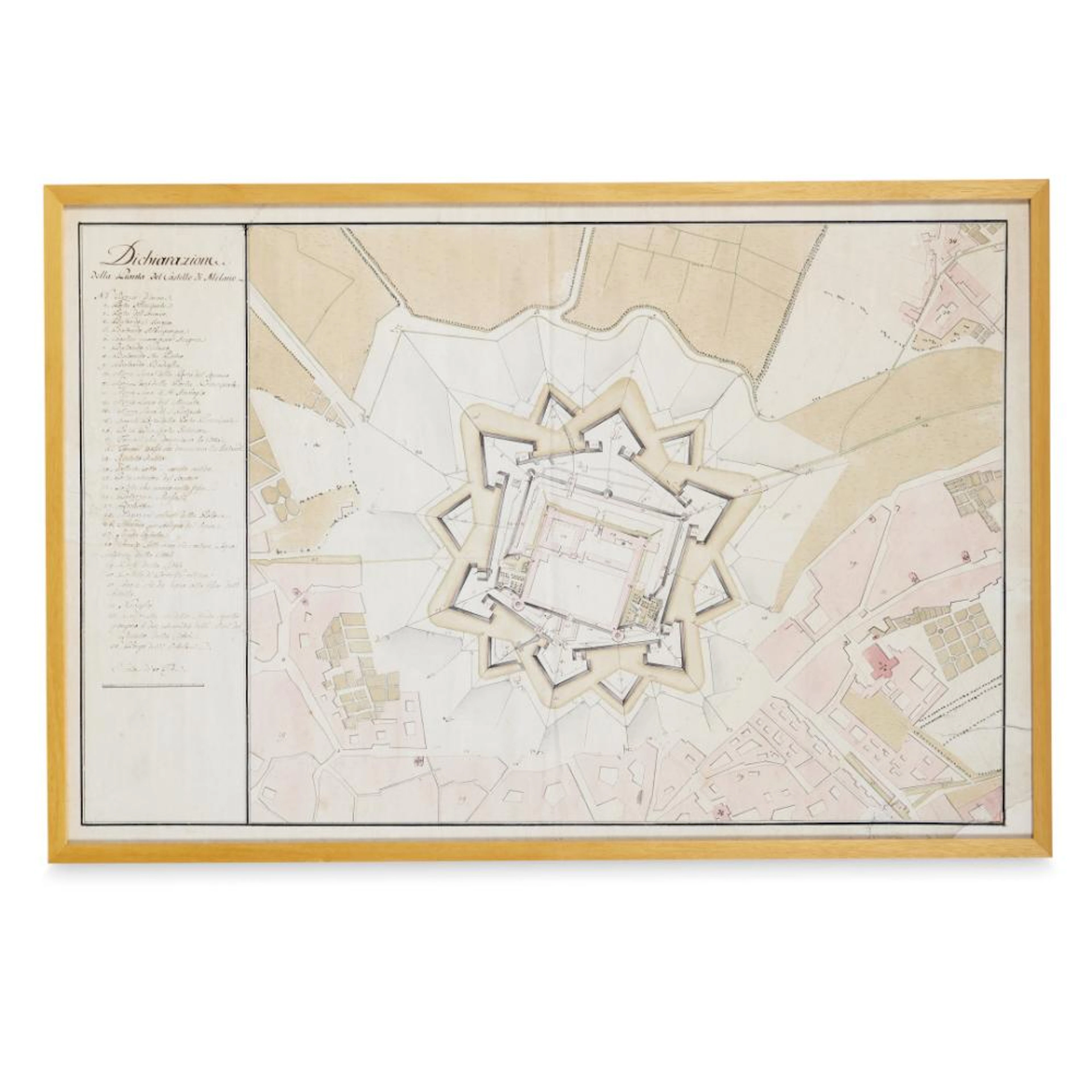 DISEGNI DI FORTEZZE XVIII secolo - Drawings of fortresses 18th Century