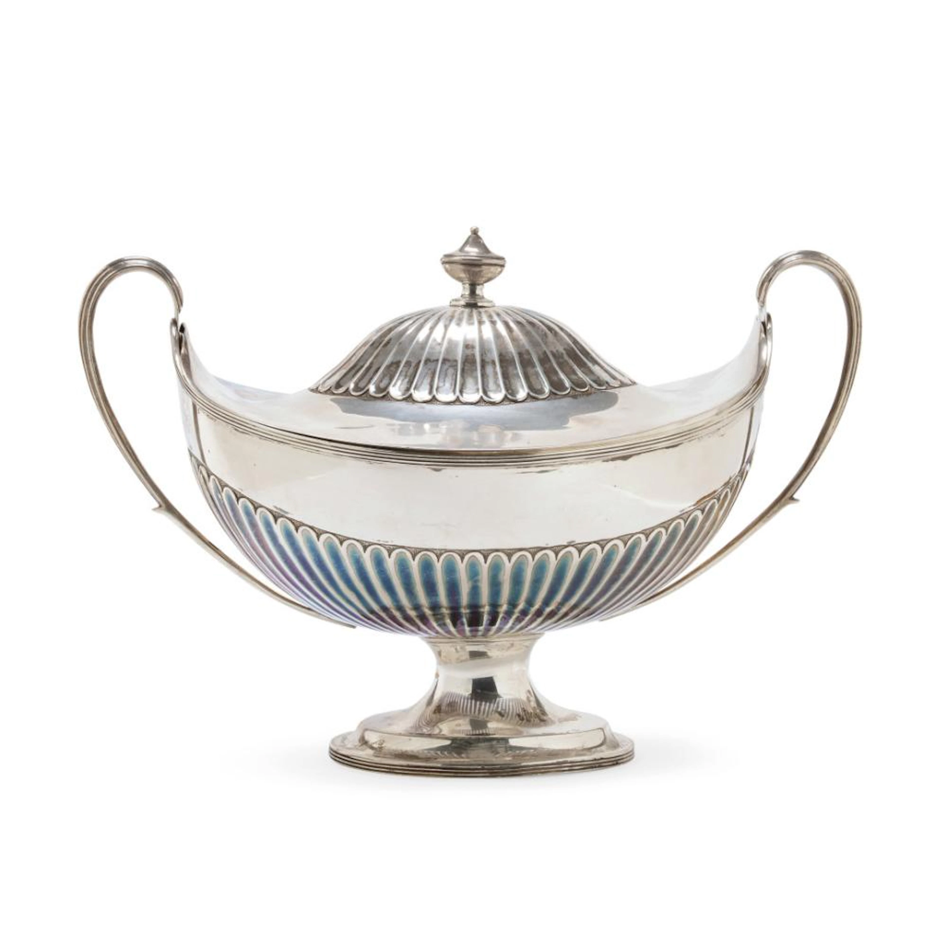 Zuppiera con coperchio in argento - Silver soup tureen with cover