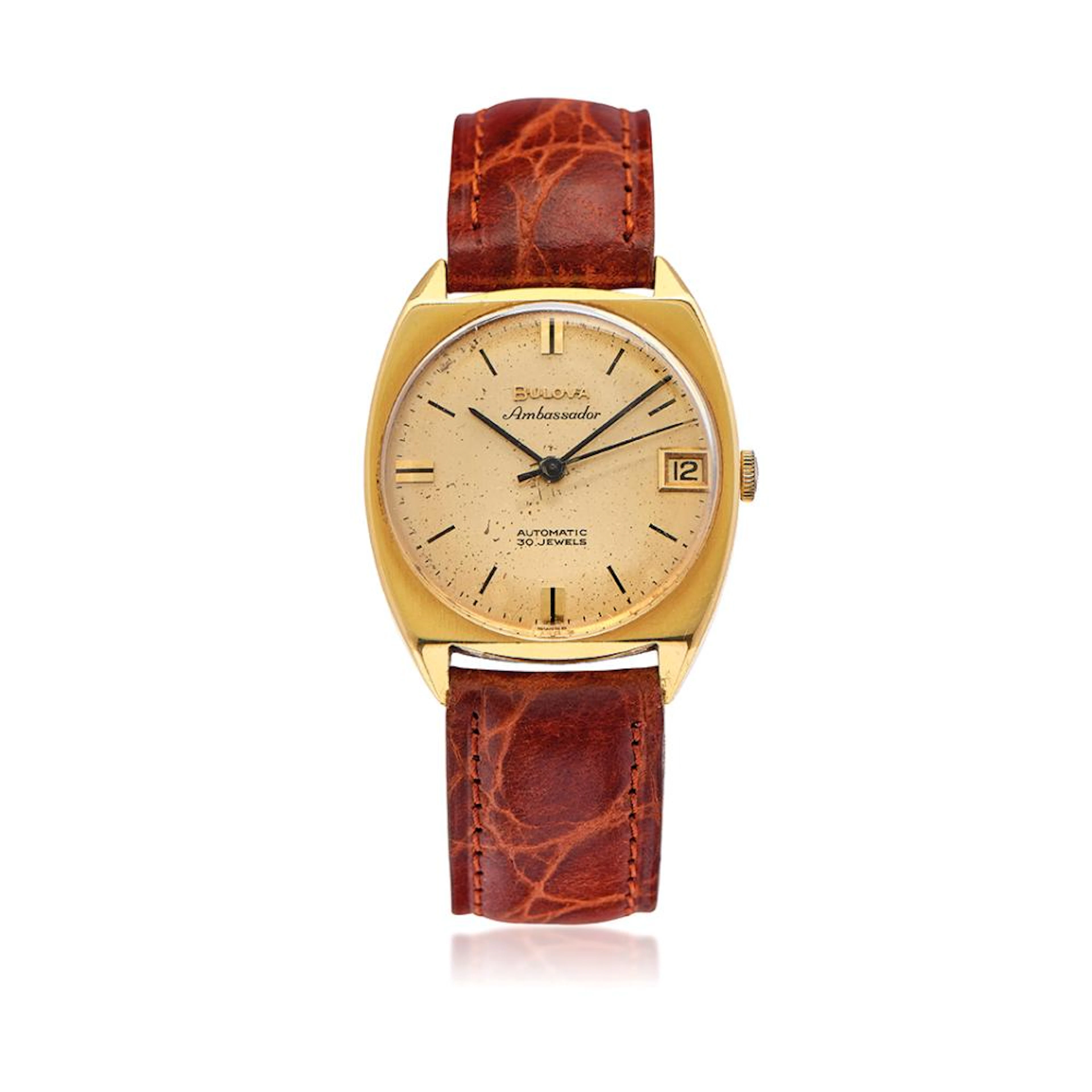 BULOVA AMBASSADOR AUTOMATIC IN GOLD, 60s