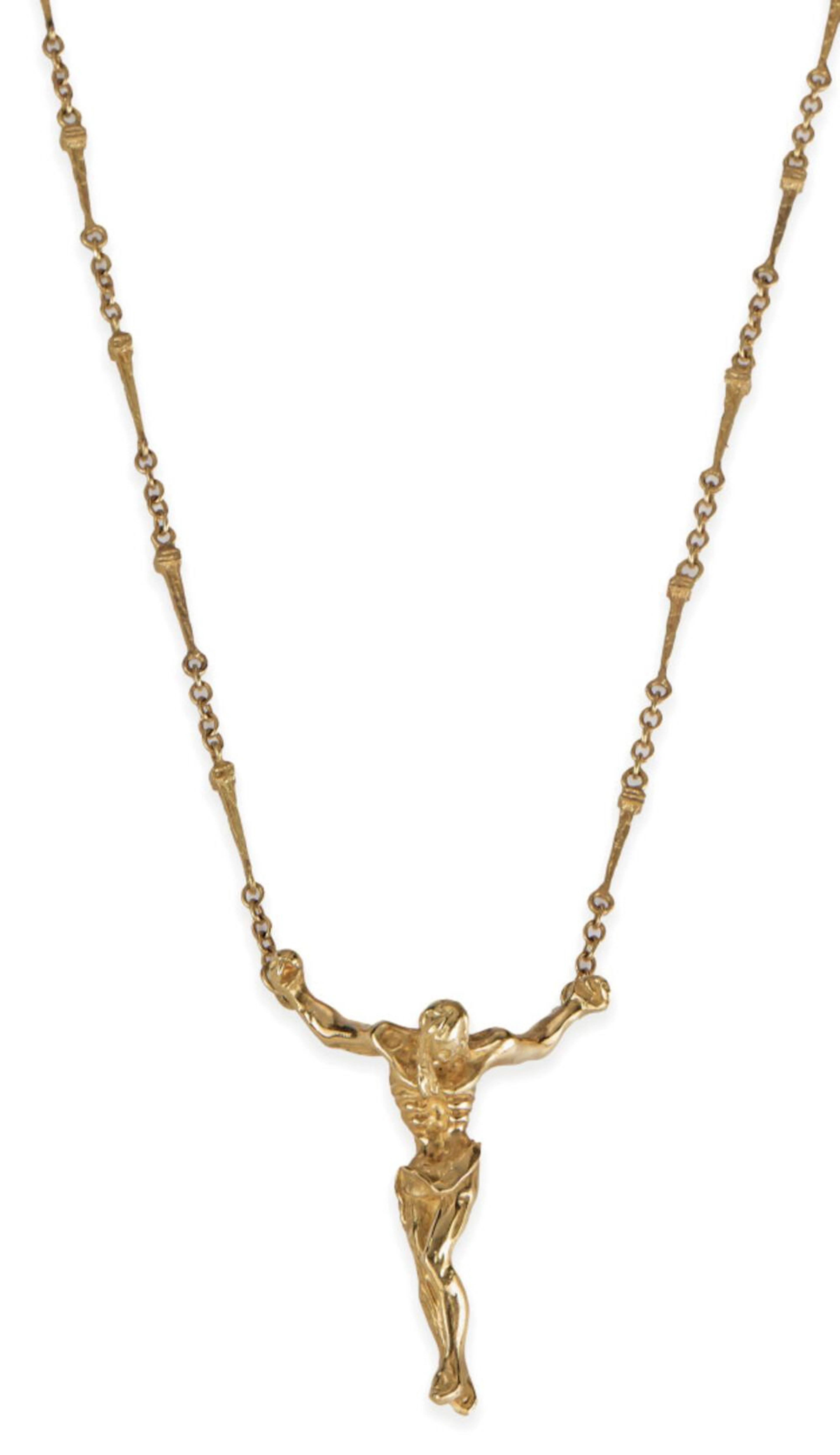 SALVADOR DALÍ 1904-1989 Christo de San Juan de la Cruz pendant