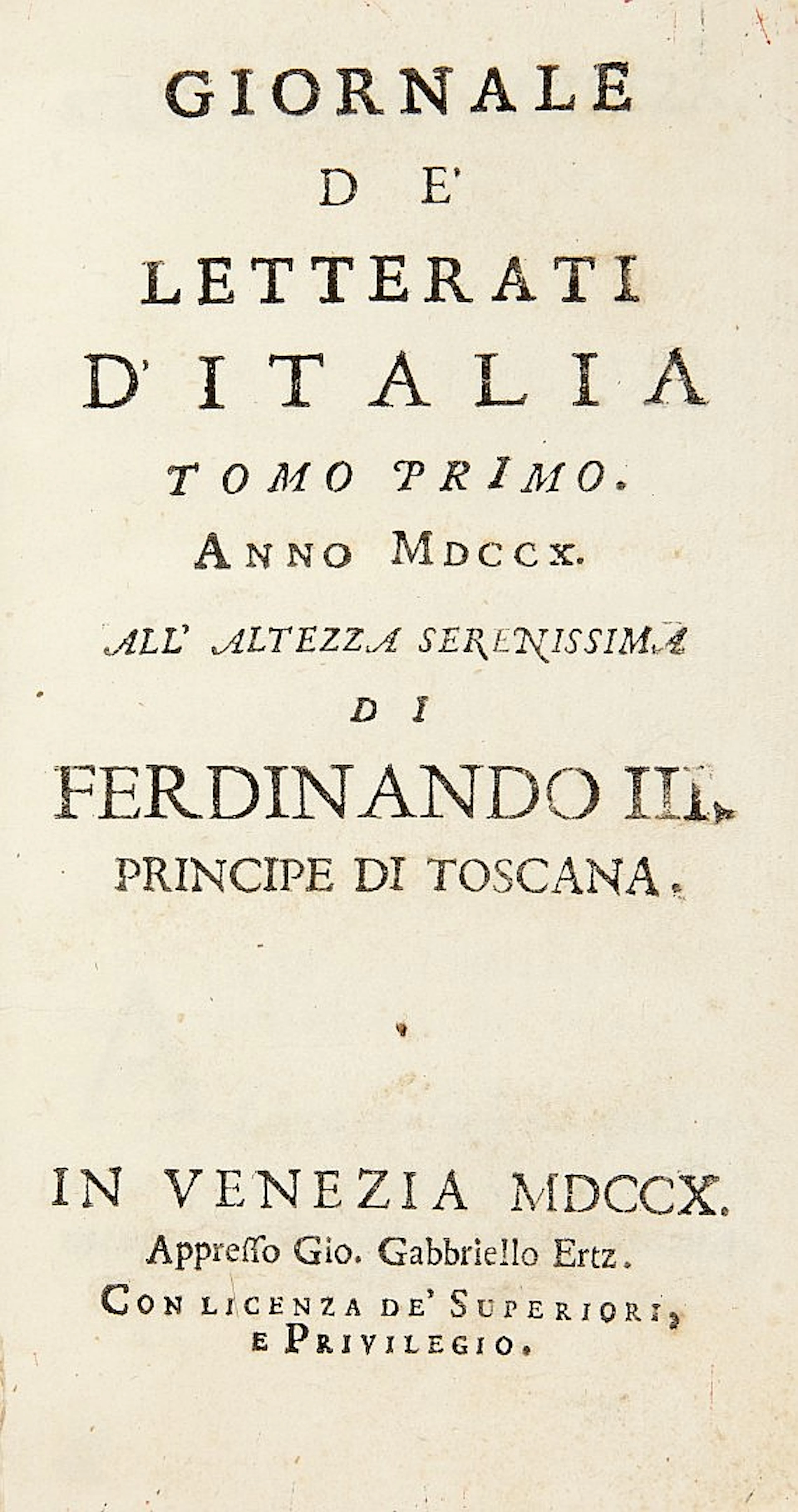 [Giornale letterario]