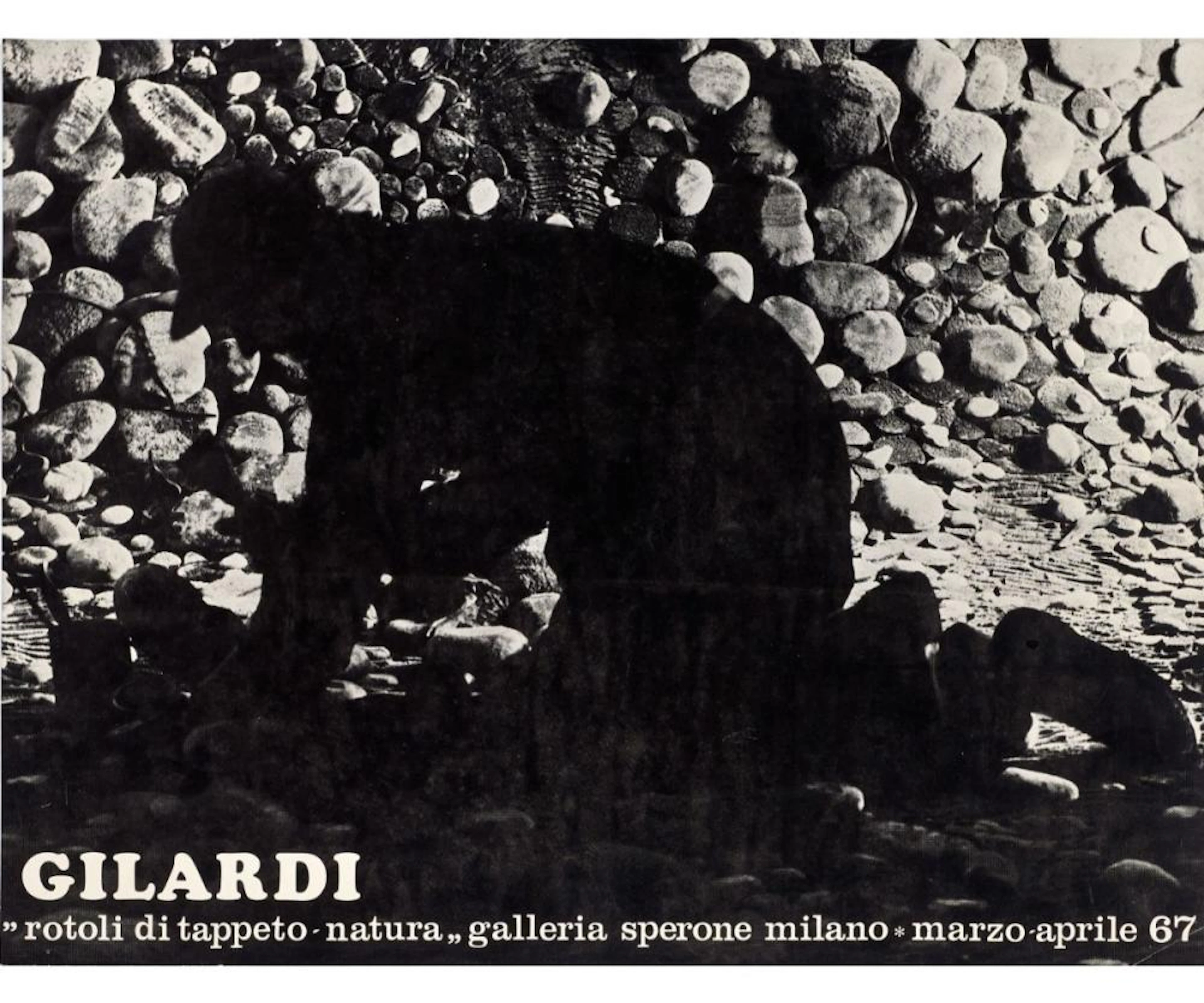 PIERO GILARDI 1942-2023 Rotoli di tappeto 1967