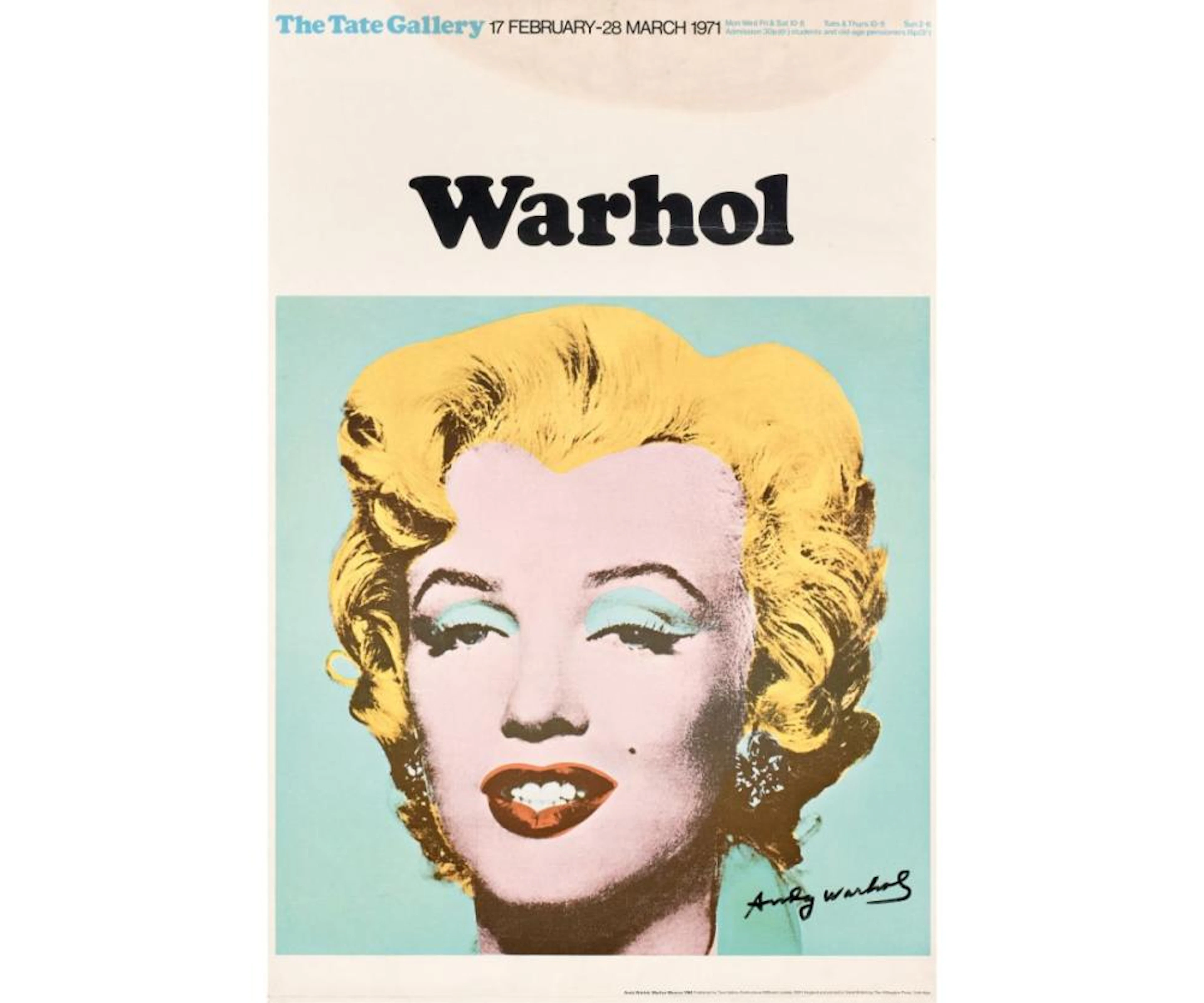 ANDY WARHOL 1928-1987 Tate Gallery, London 1971