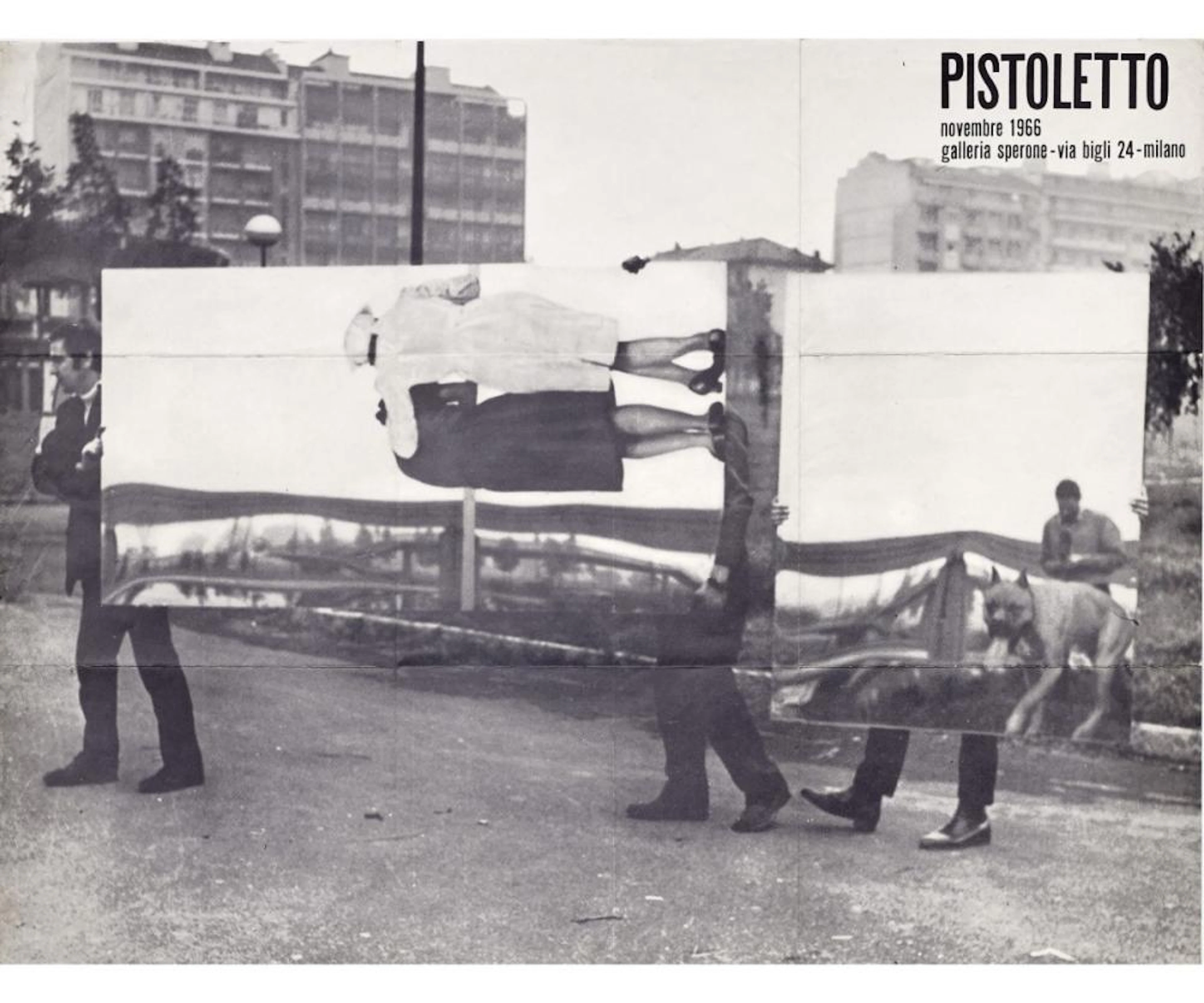 MICHELANGELO PISTOLETTO 1933 Galleria Sperone, Milan 1966