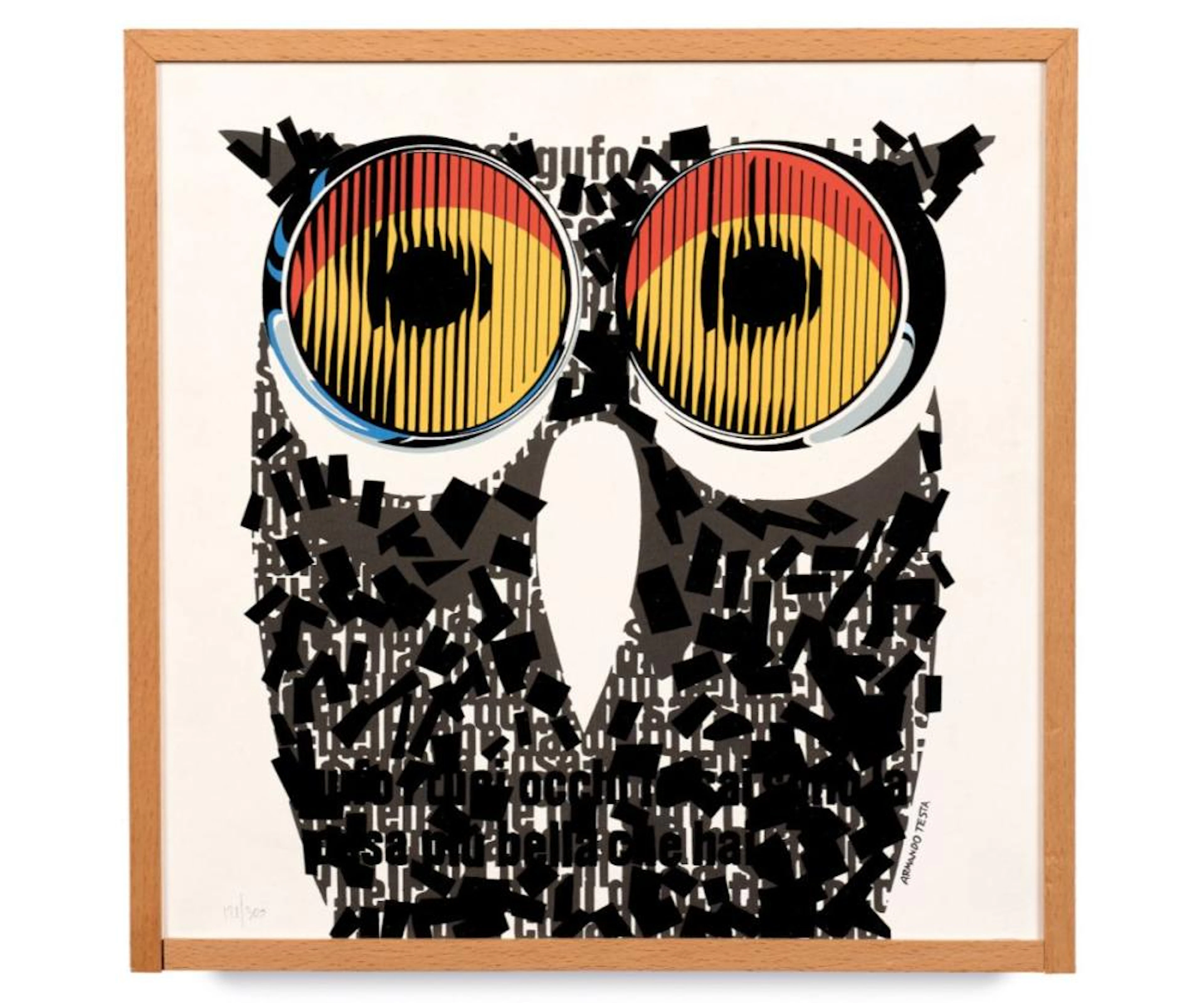 ARMANDO TESTA 1917-1992 Il gufo di Loano e altri animali 1992