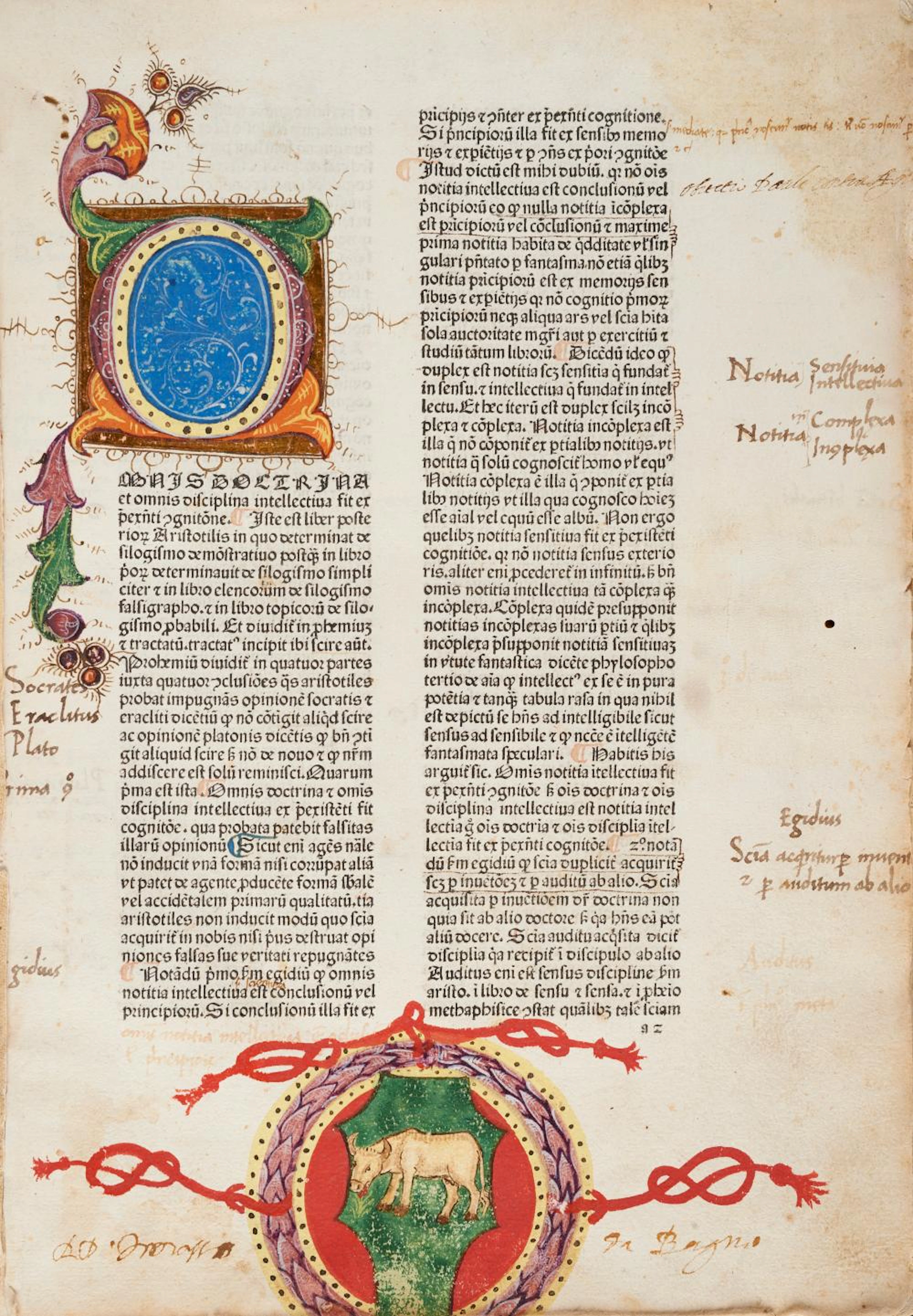 Paolo da Venezia Expositio in libros Posteriorum Aristotelis.