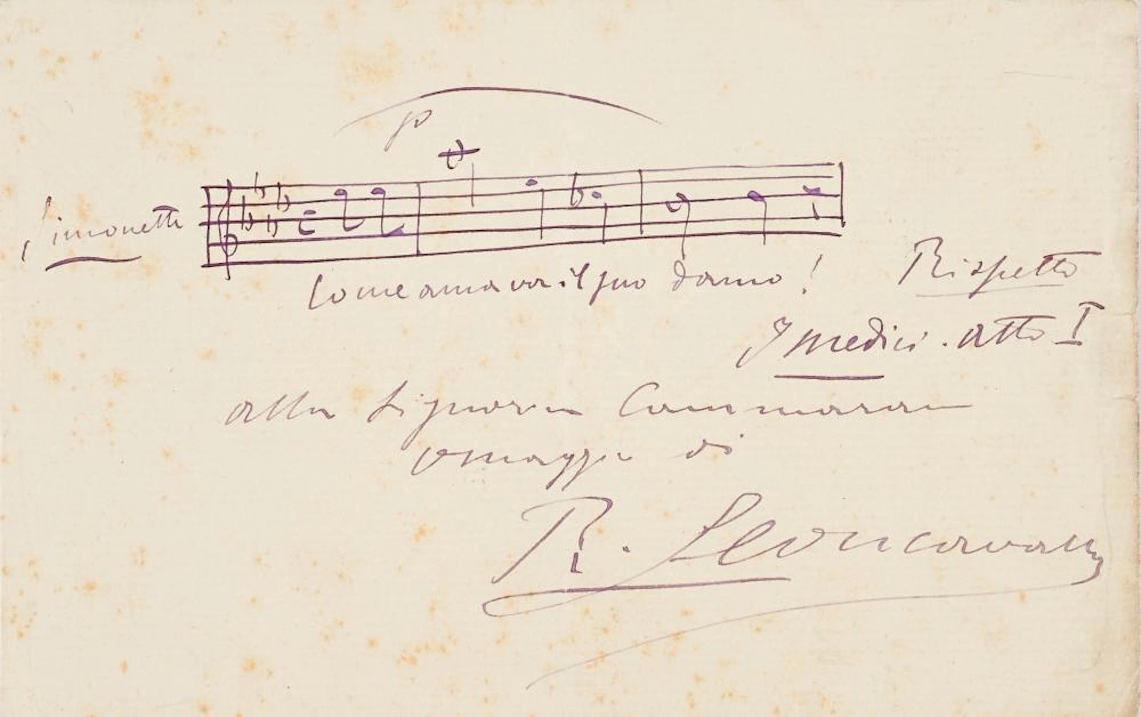 Leoncavallo, Ruggero