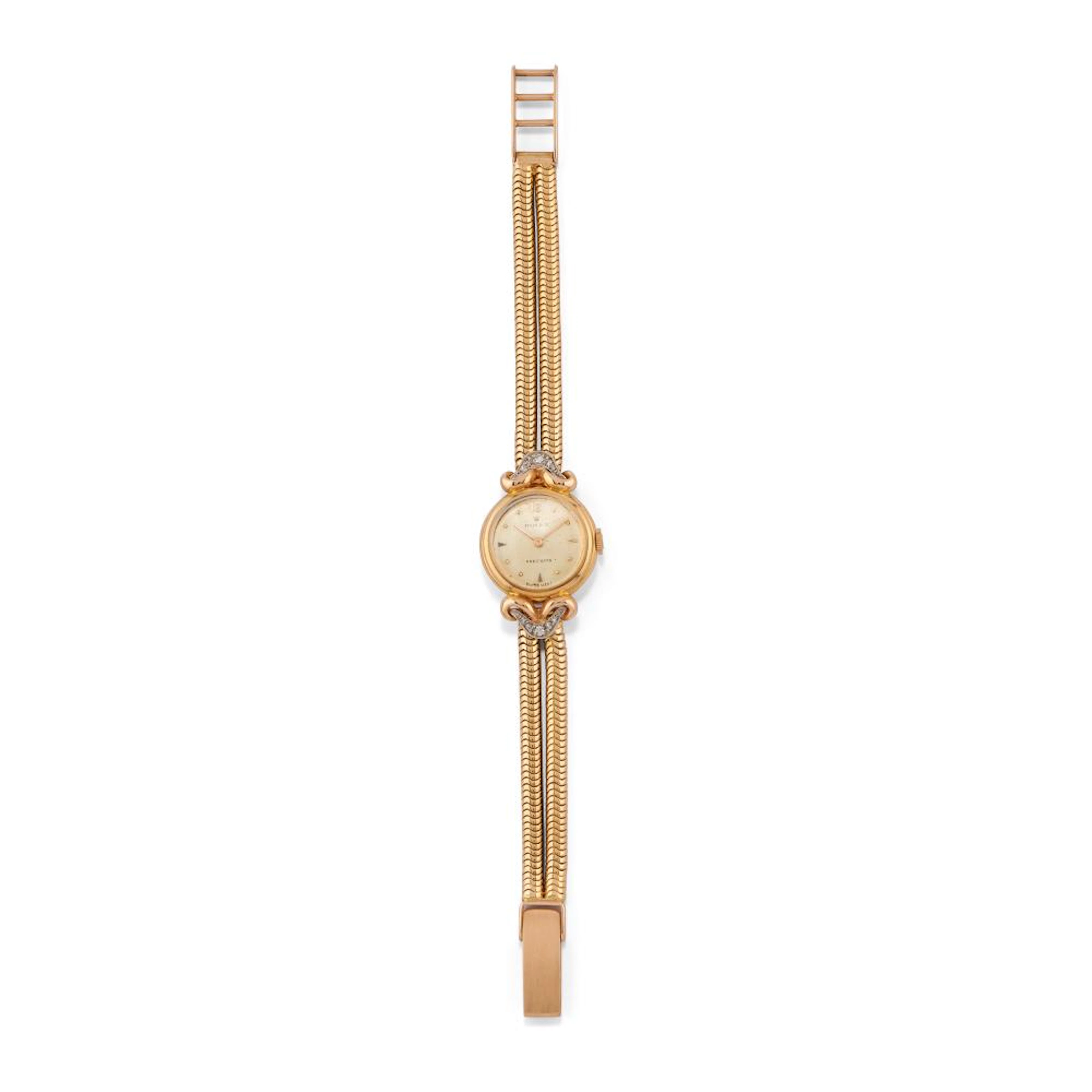 lady's 18k gold watch, rolex