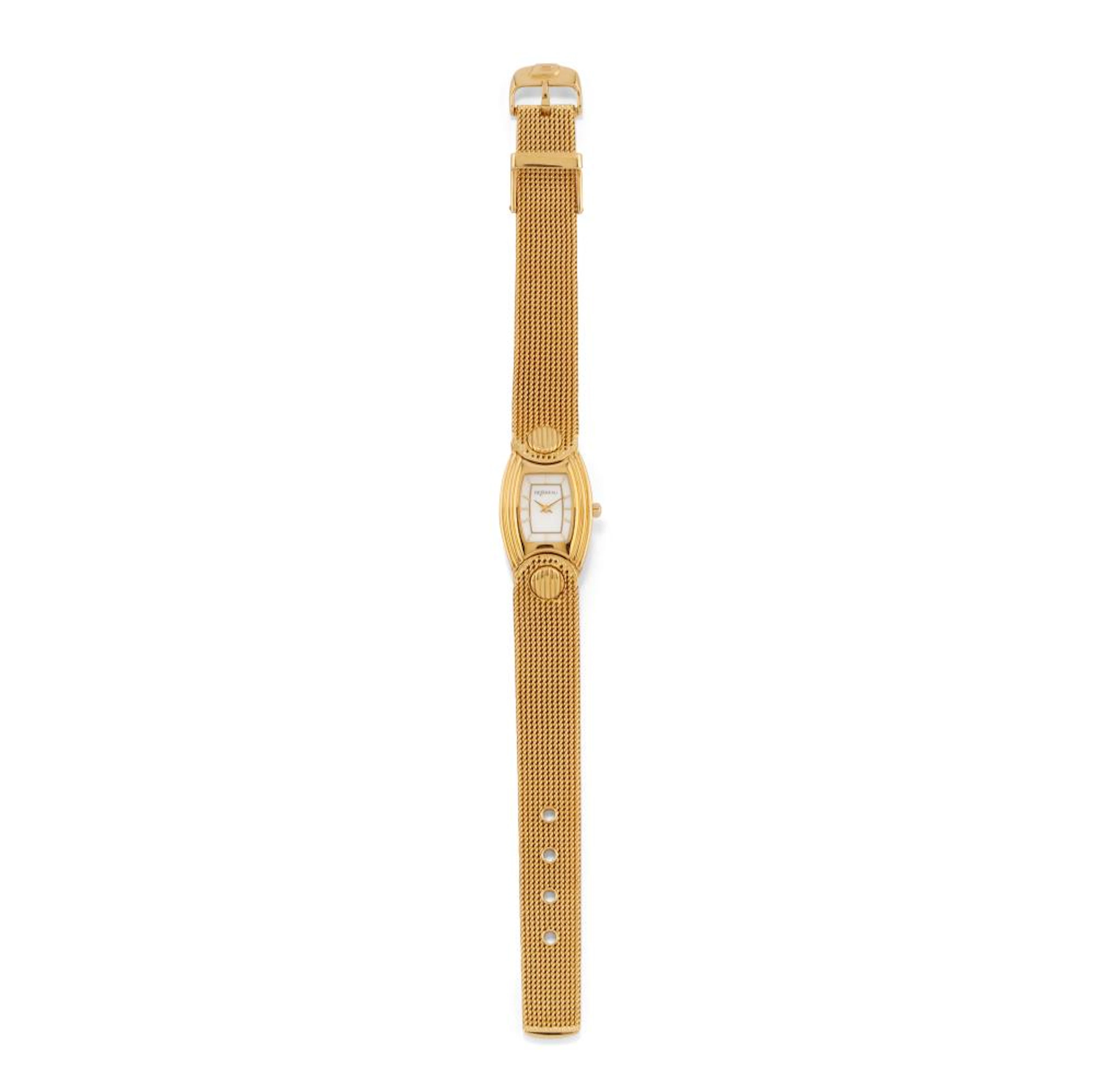 lady's 18k gold watch, delaneau