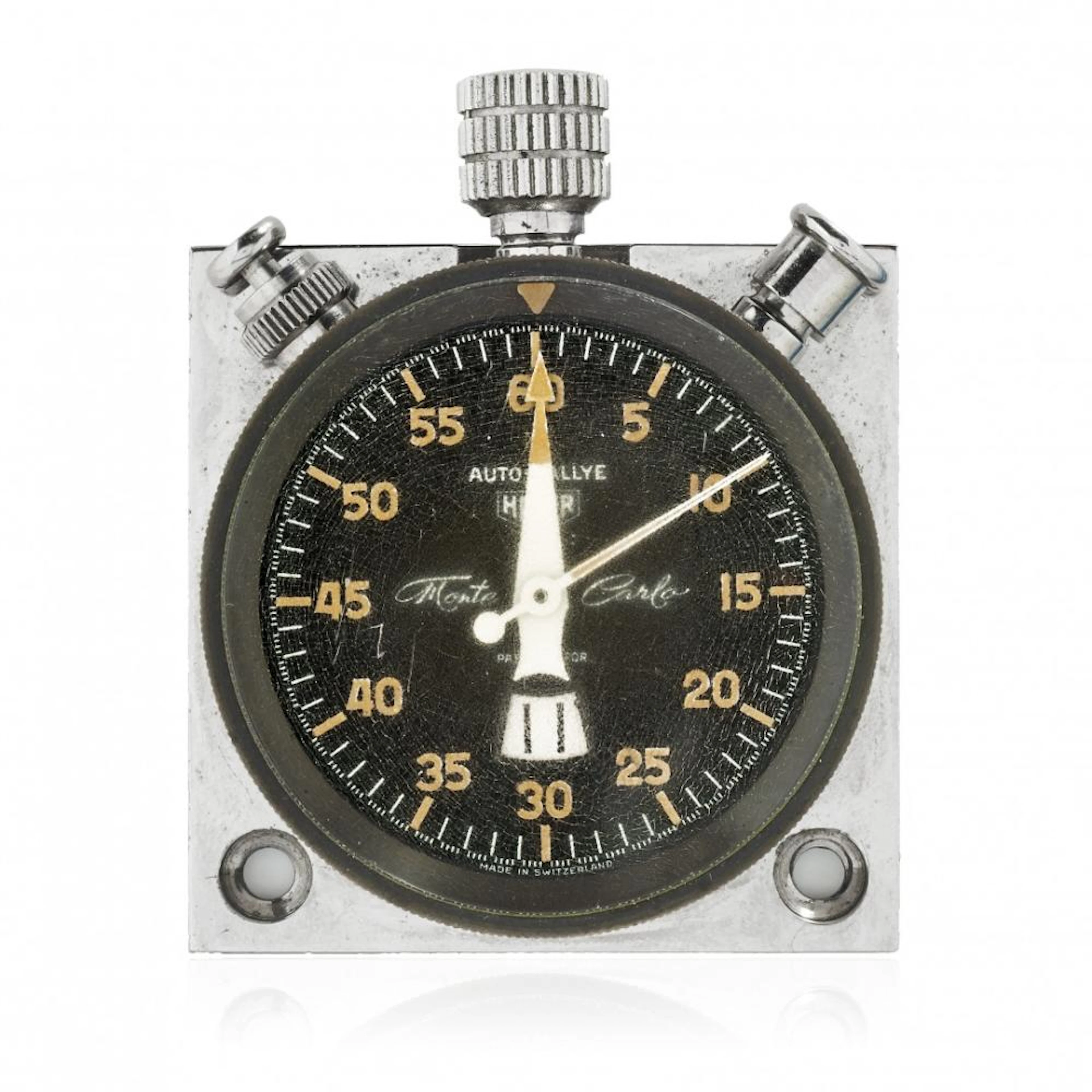 HEUER AUTO-RALLYE MONTE CARLO DASHBOARD RALLY TIMER, 60s