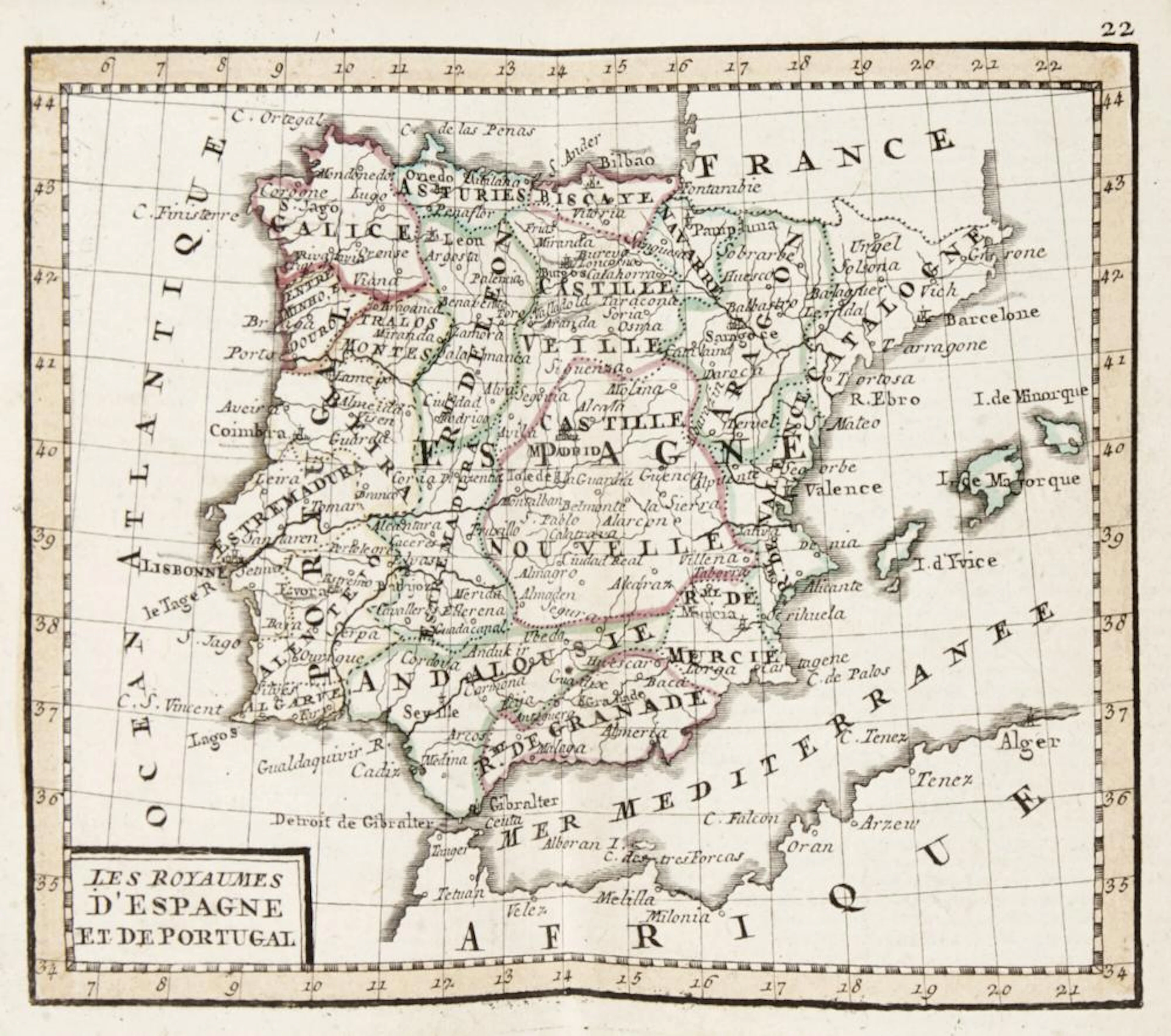 Atlas géographique dressé sur les meilleures cartes de...