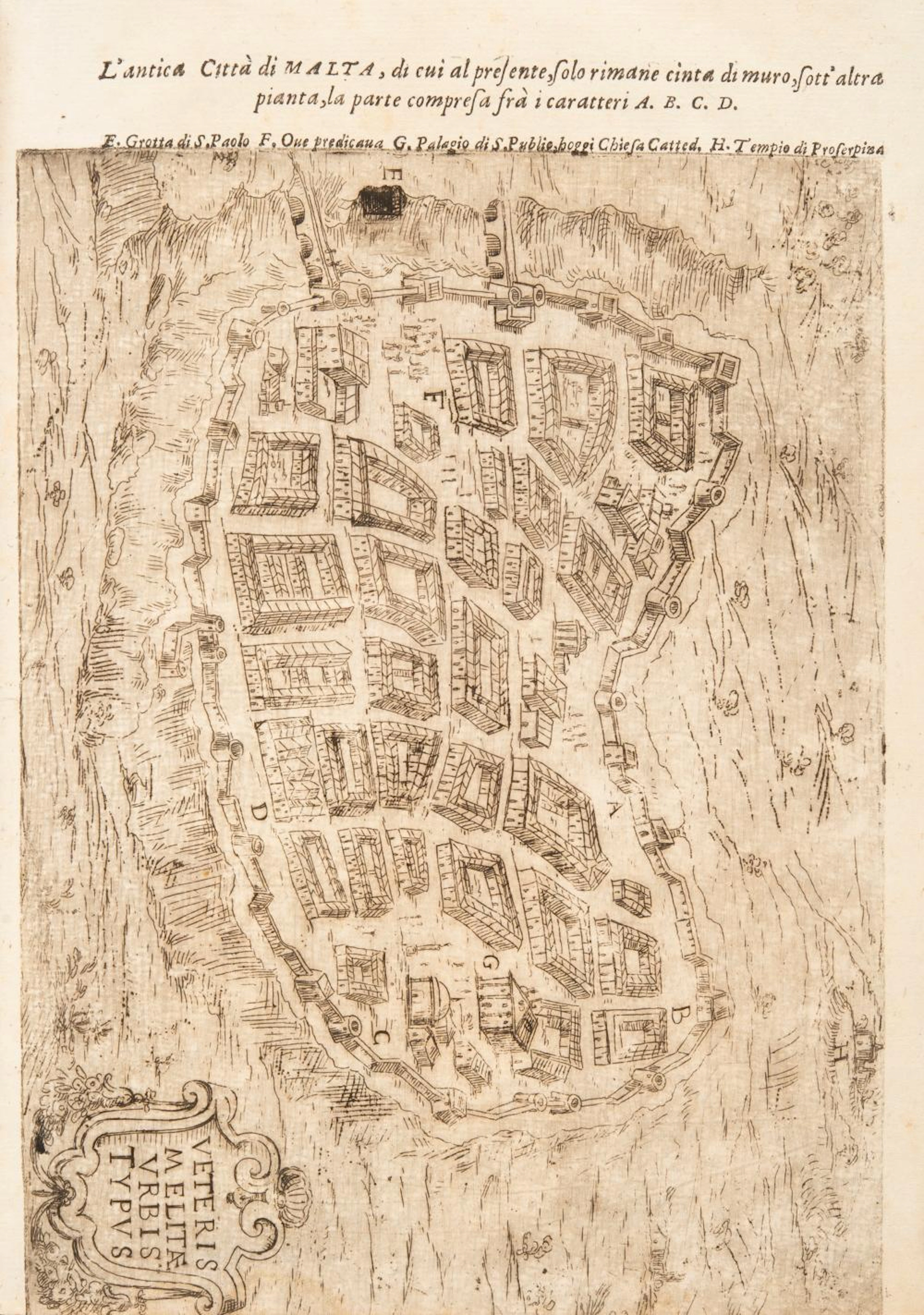 Abela, Giovanni Francesco Della descrittione di Malta.