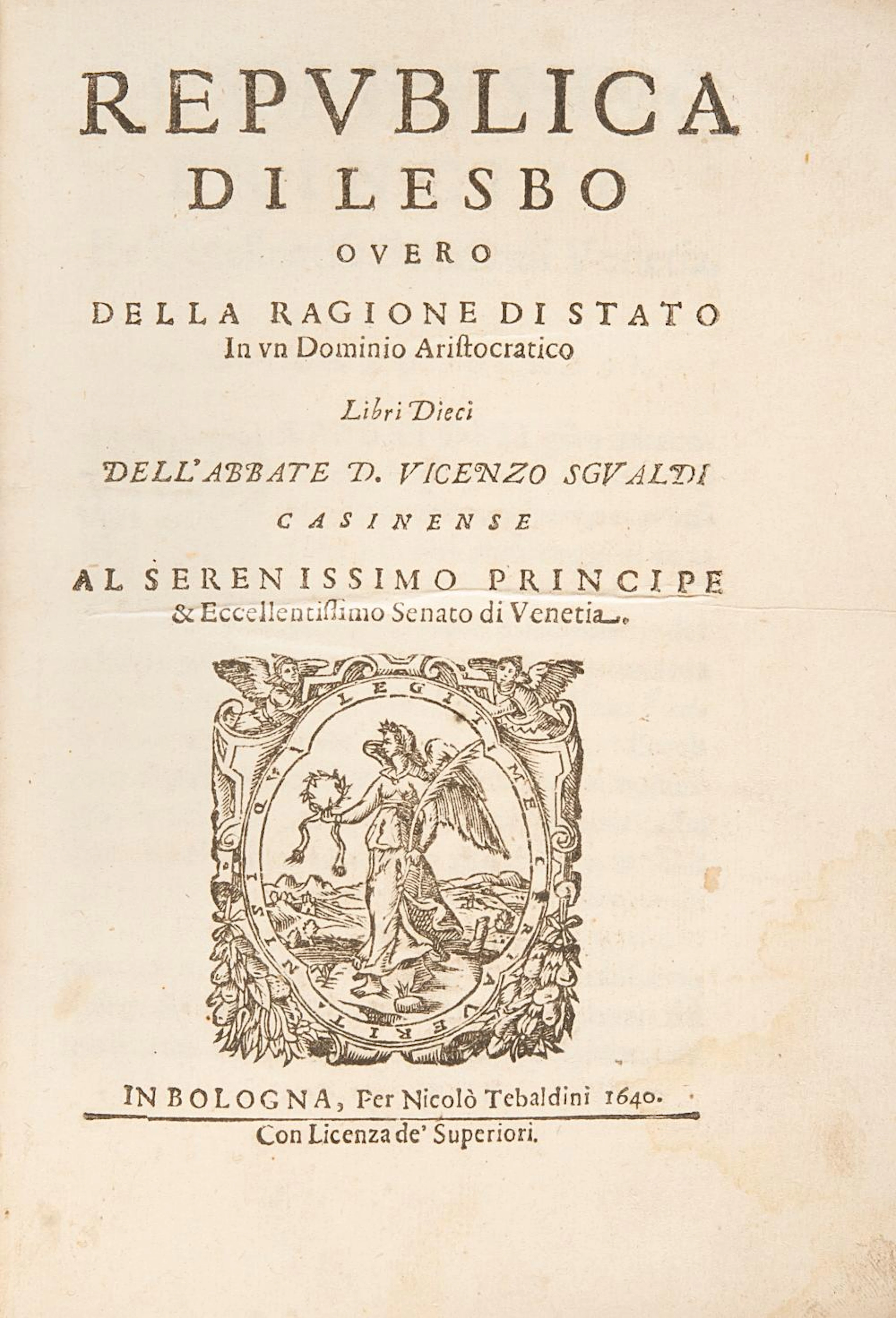 Sgualdi, Vincenzo Republica di Lesbo.