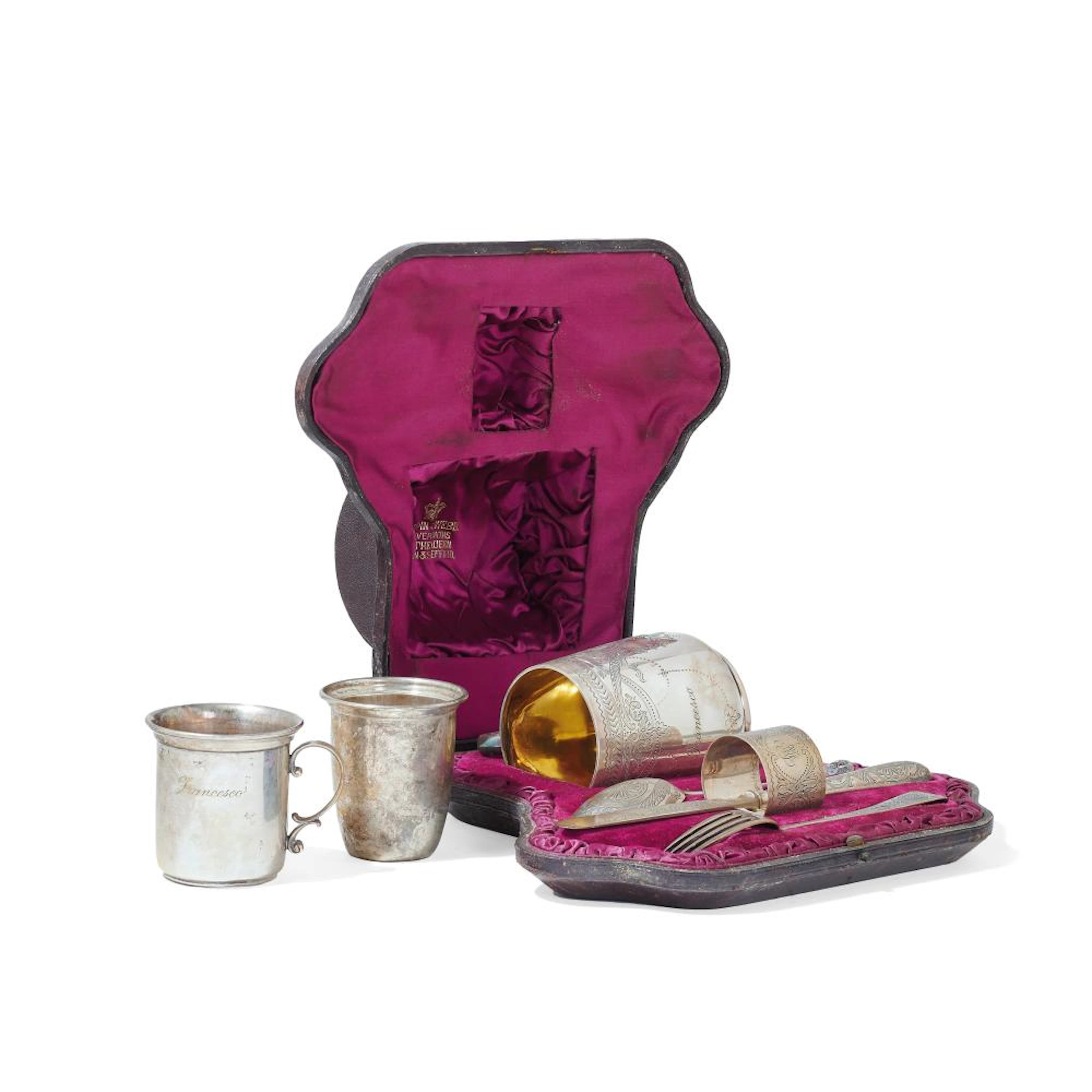 SET DA VIAGGIO IN ARGENTO MAPPIN & WEBB
