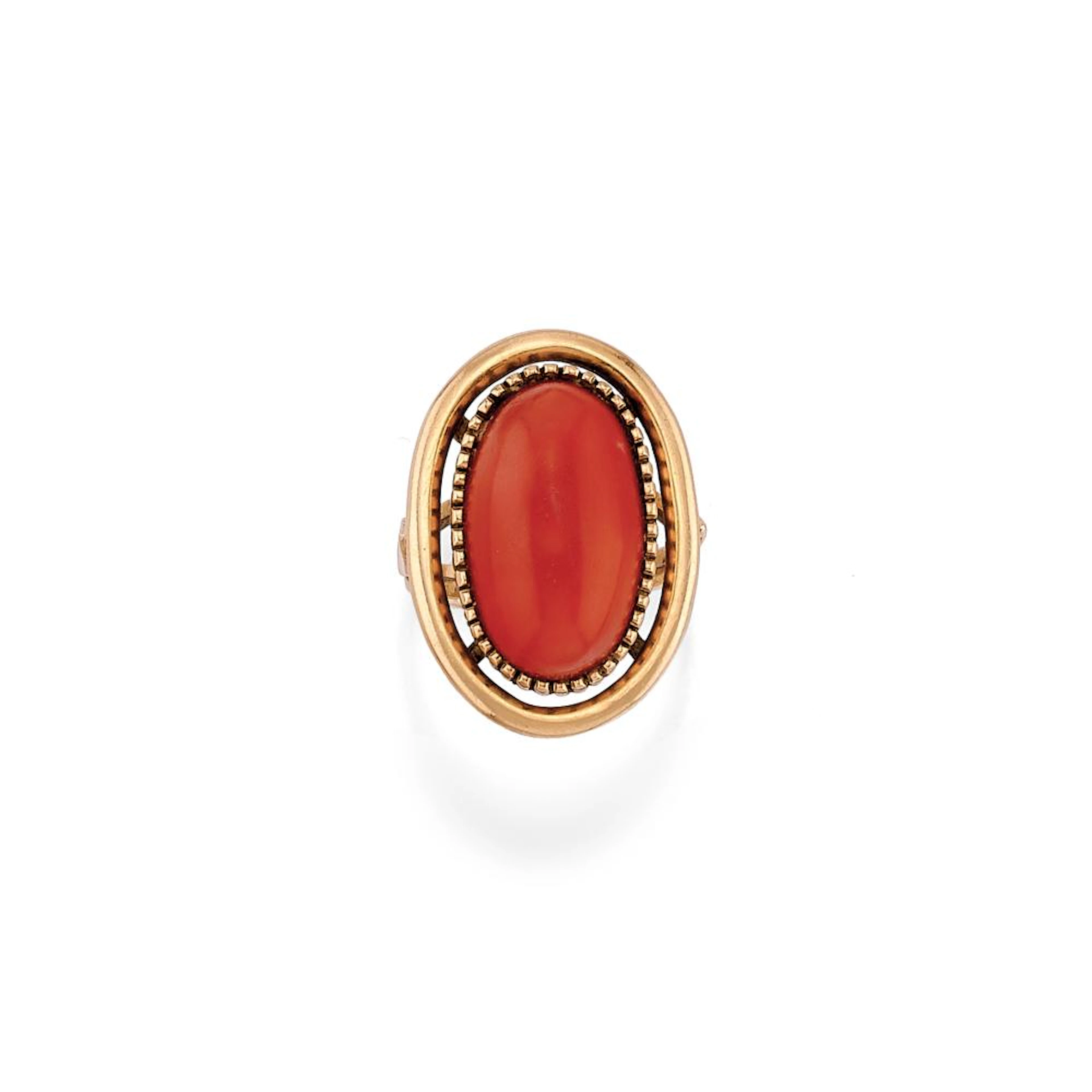 RED CORAL RING