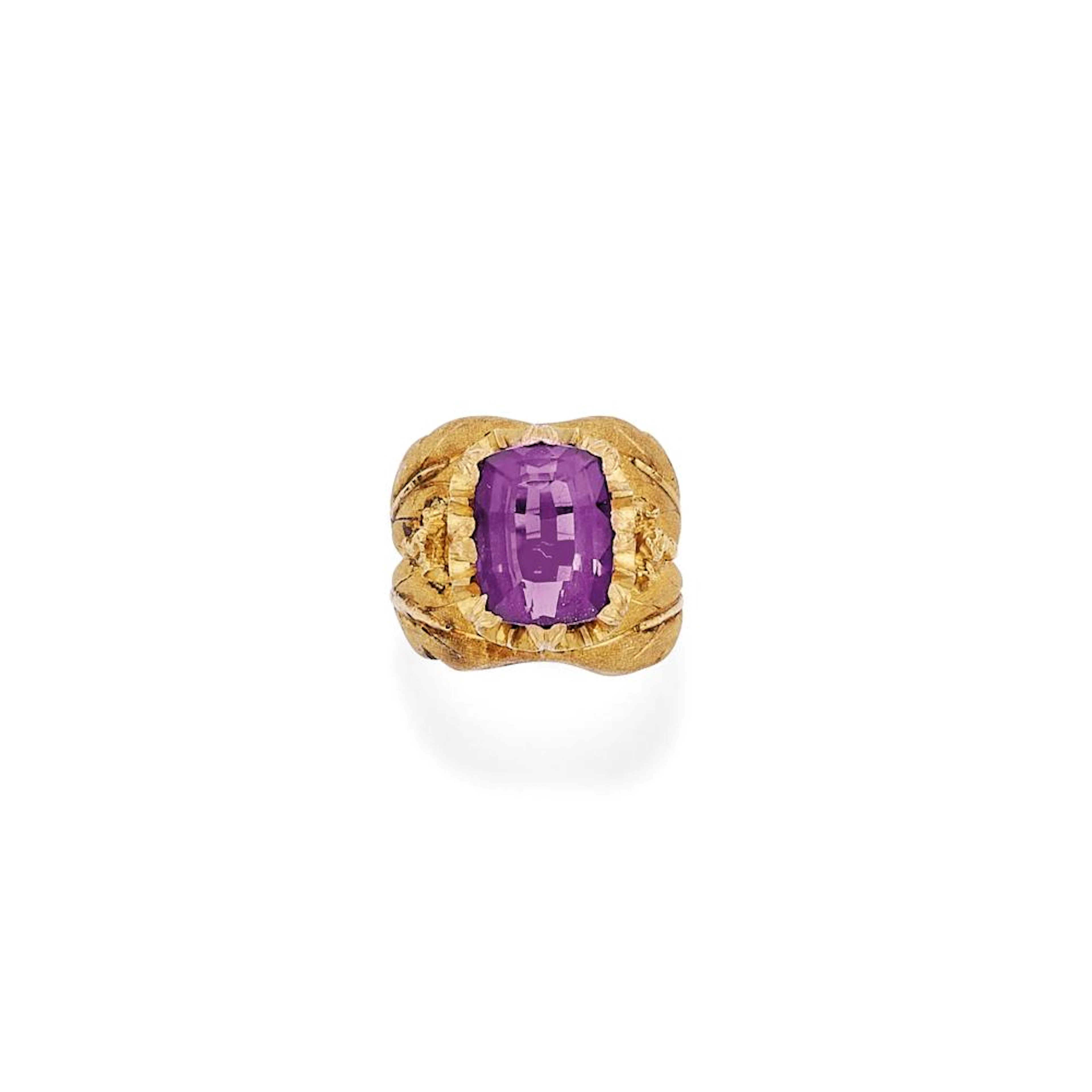 YELLOW GOLD AND AMETHYST PARURE, BUCCELLATI