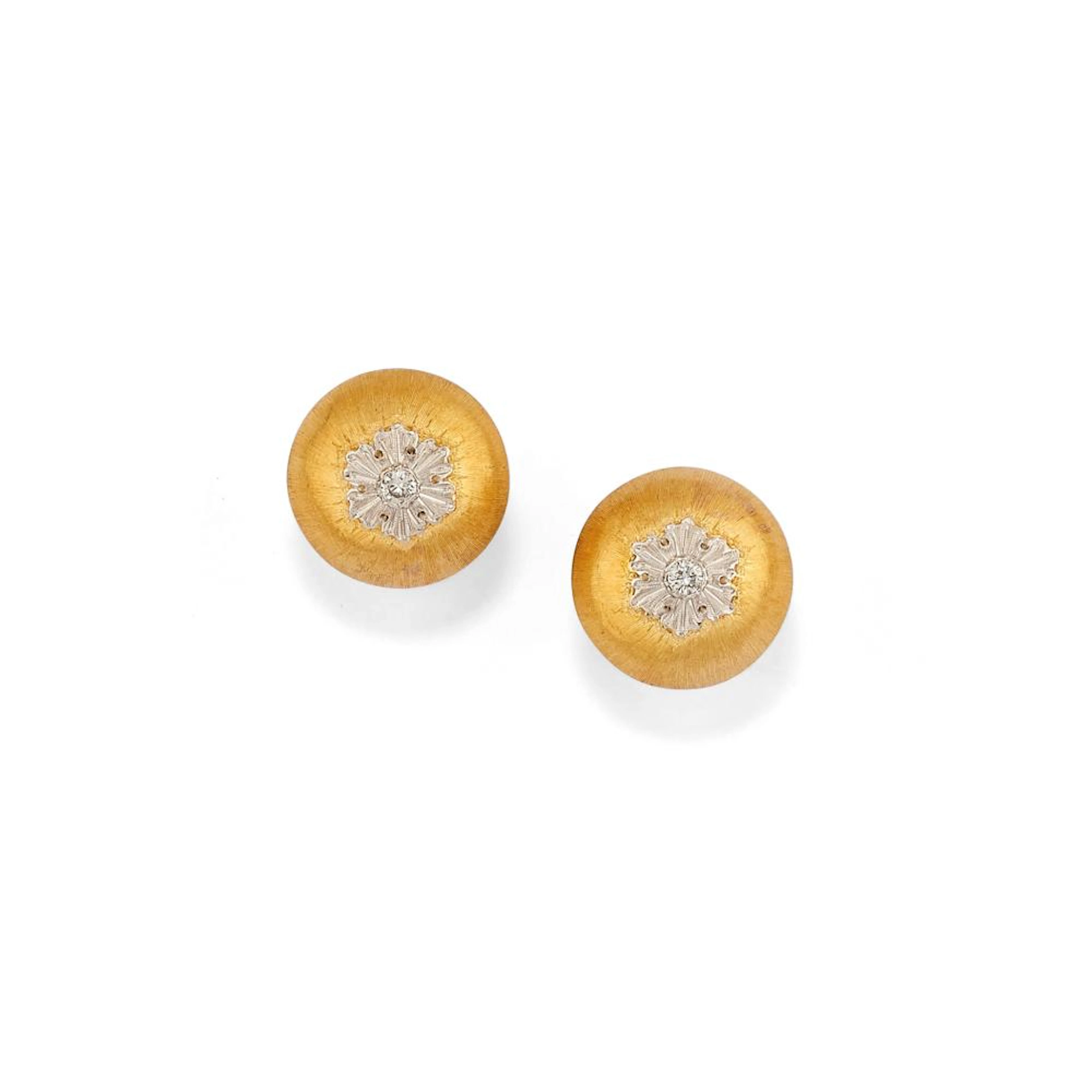 PAIR OF DIAMOND EARRINGS, BUCCELLATI
