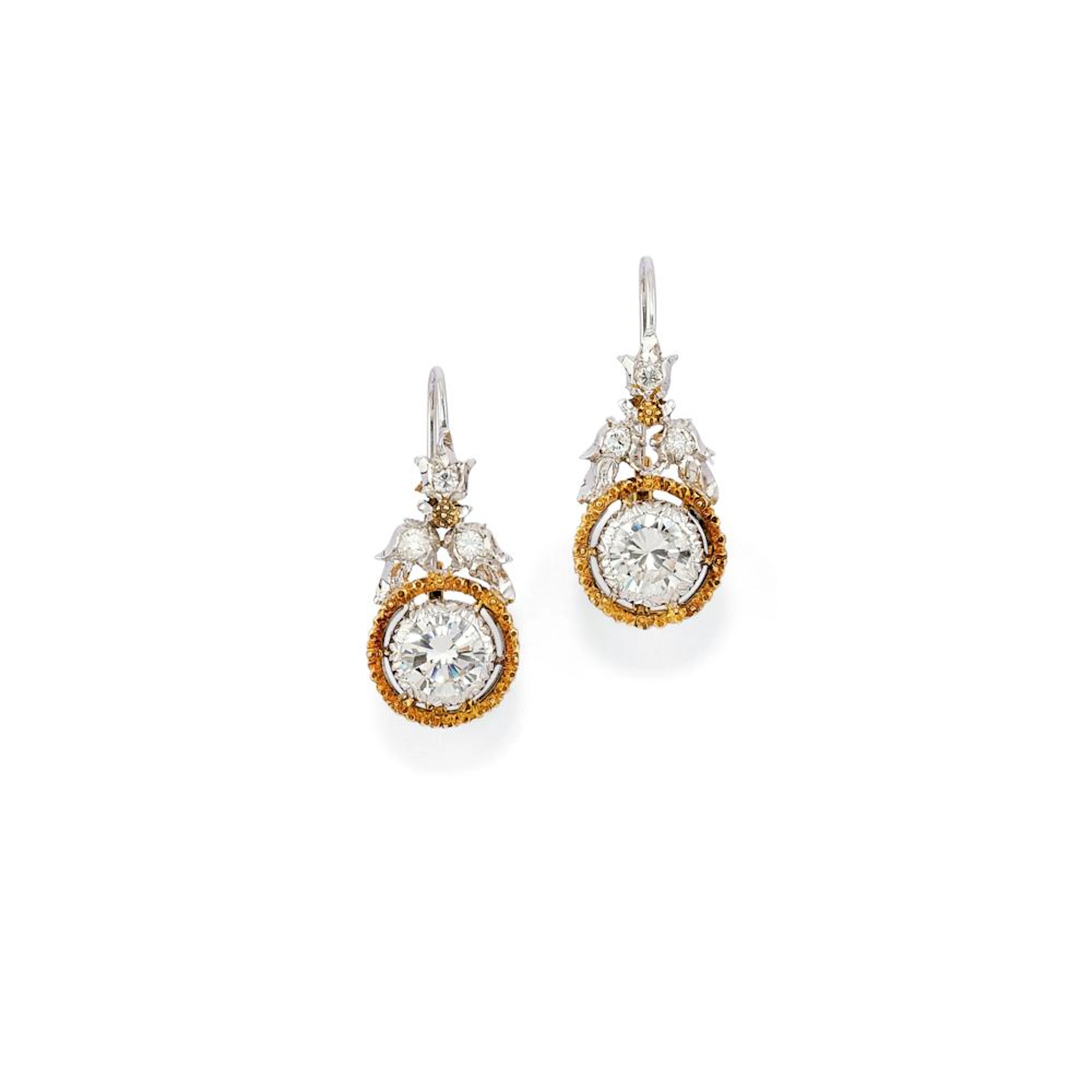 PAIR OF DIAMOND EARRINGS, BUCCELLATI