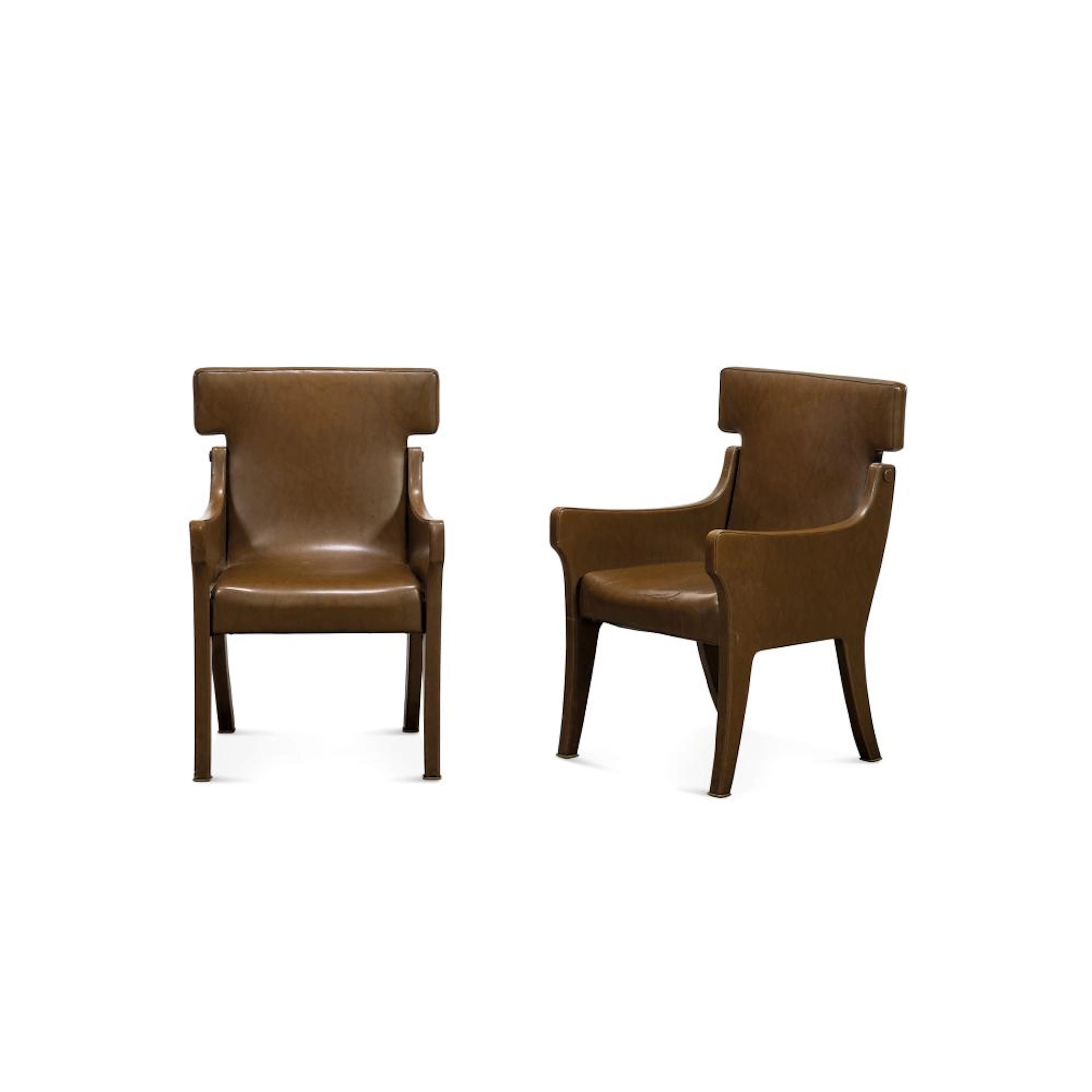 IGNAZIO GARDELLA 1905-1999 Two 'R63' armchairs for Azucena