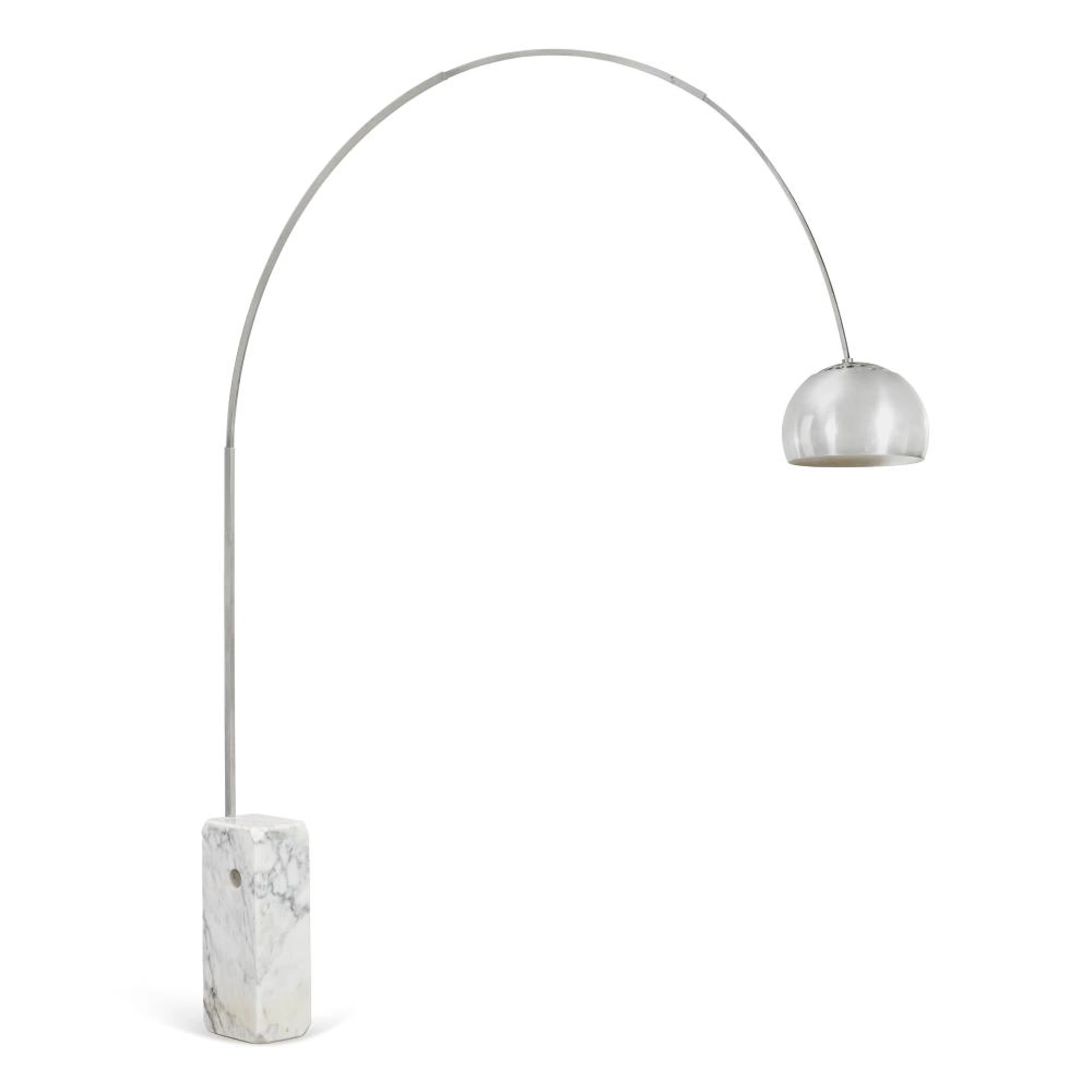 ACHILLE E PIER GIACOMO CASTIGLIONI 'Arco' floor lamp for Flos