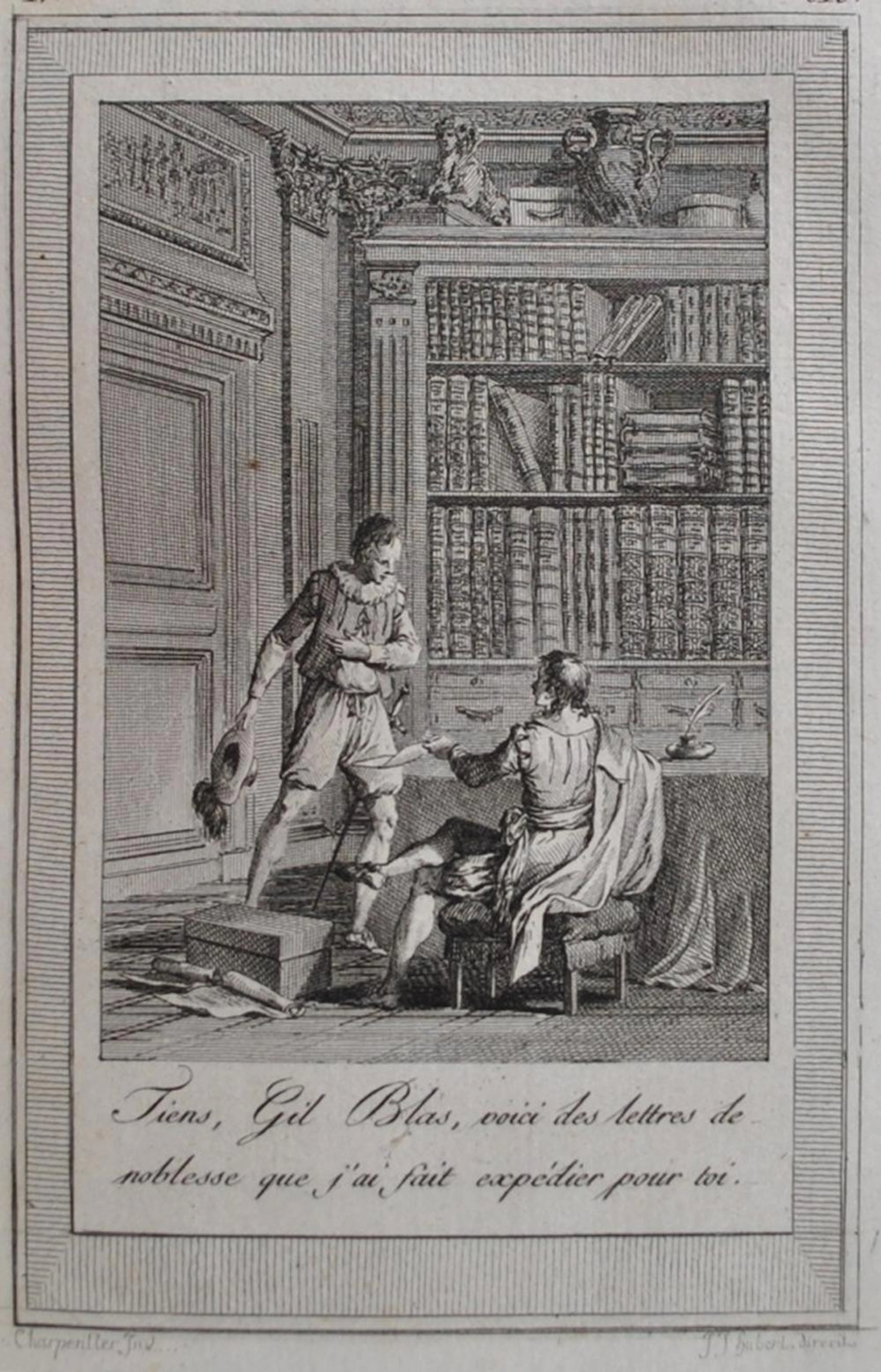 Lesage, Alain René Histoire de Gil Blas de Santillane.