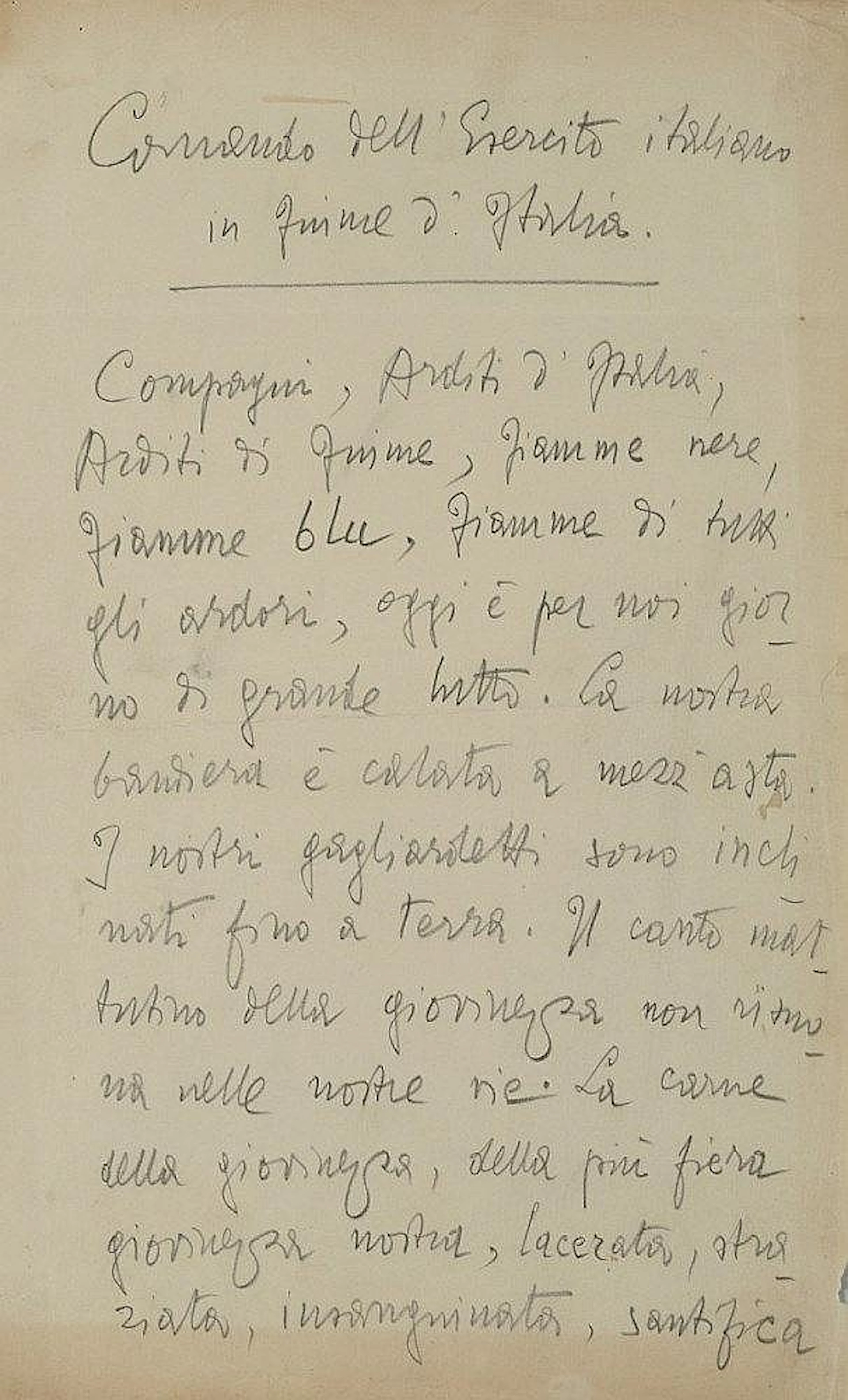 D'Annunzio, Gabriele
