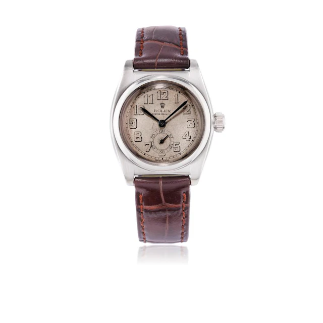 ROLEX BUBBLEBACK ?DIDACTIC" REF. 1858, 30s