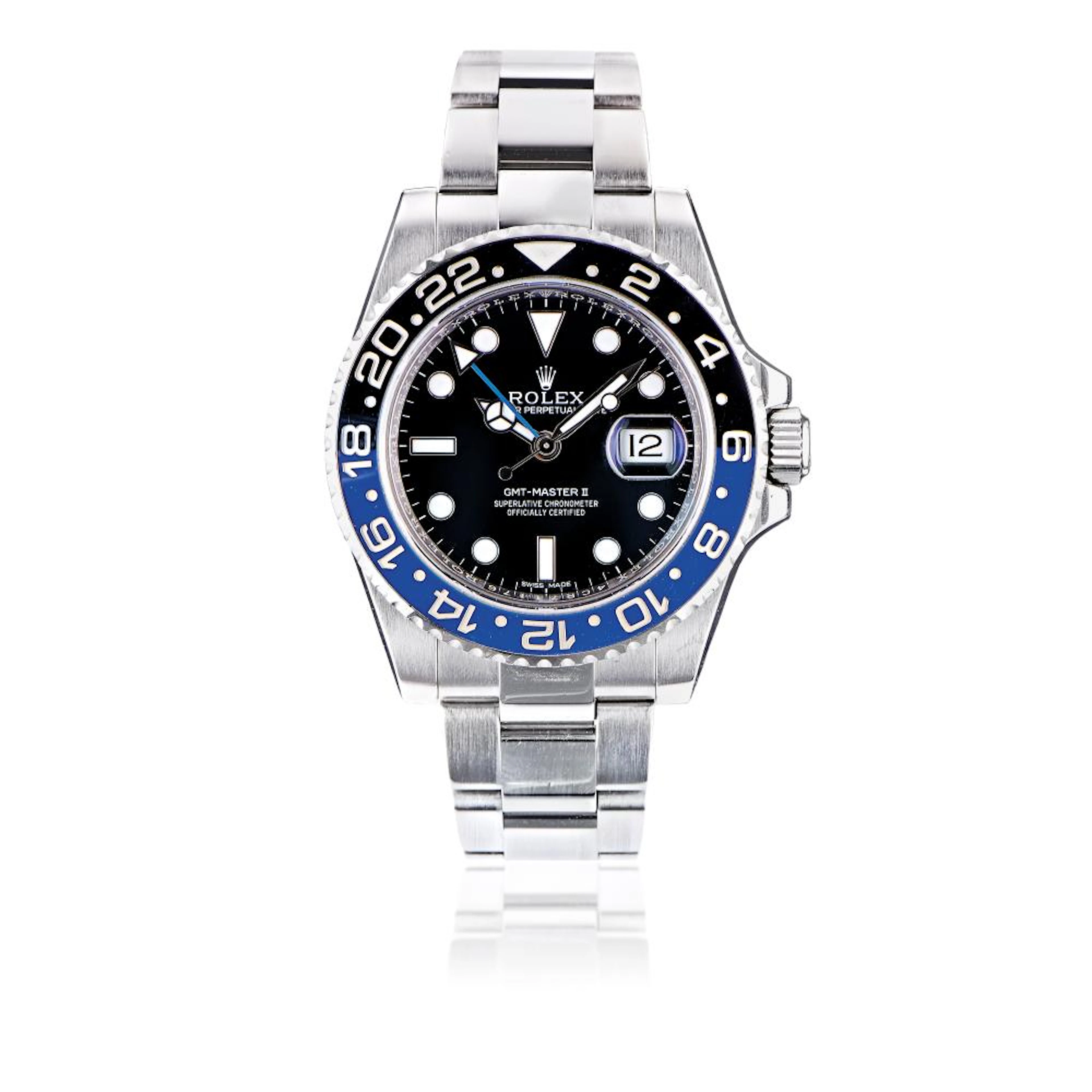 ROLEX OYSTER PERPETUAL GMT-MASTER II REF. 116710BLNR ?BATMAN", SOLD IN 2013