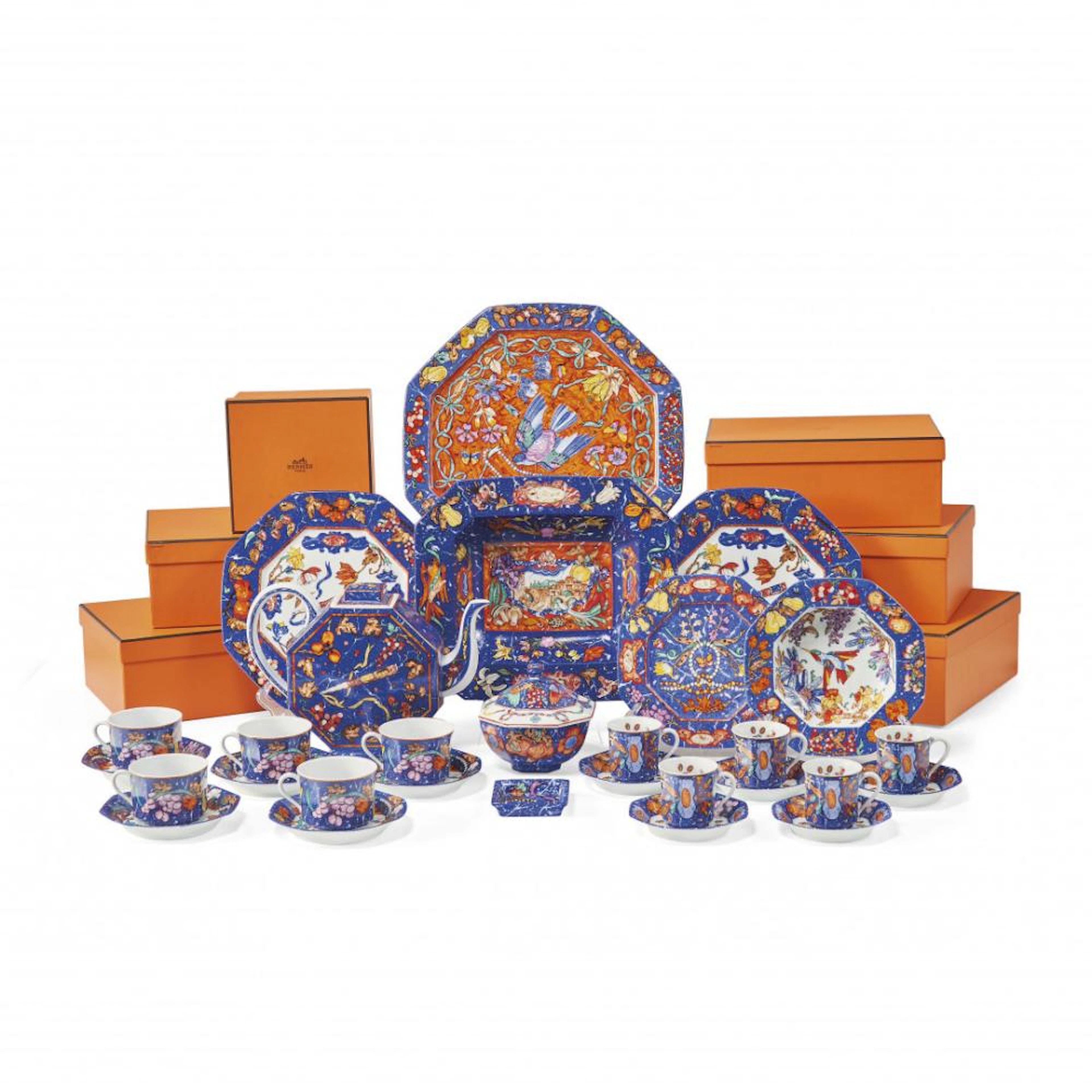 Hermès table service Limoges, 20th Century