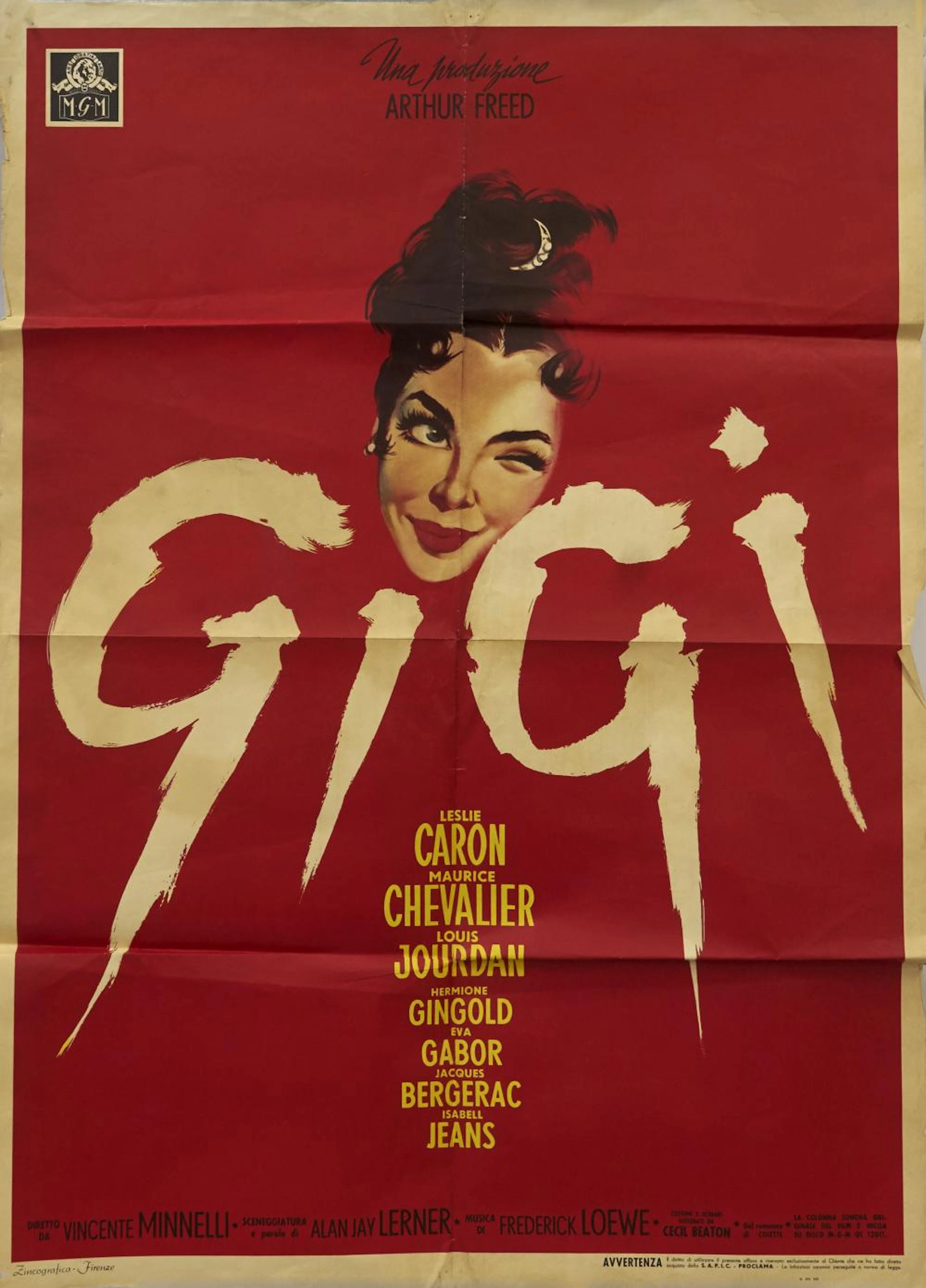 'Gigi' regia di Vincente Minnelli 'Gigi' directed by Vincente Minnelli