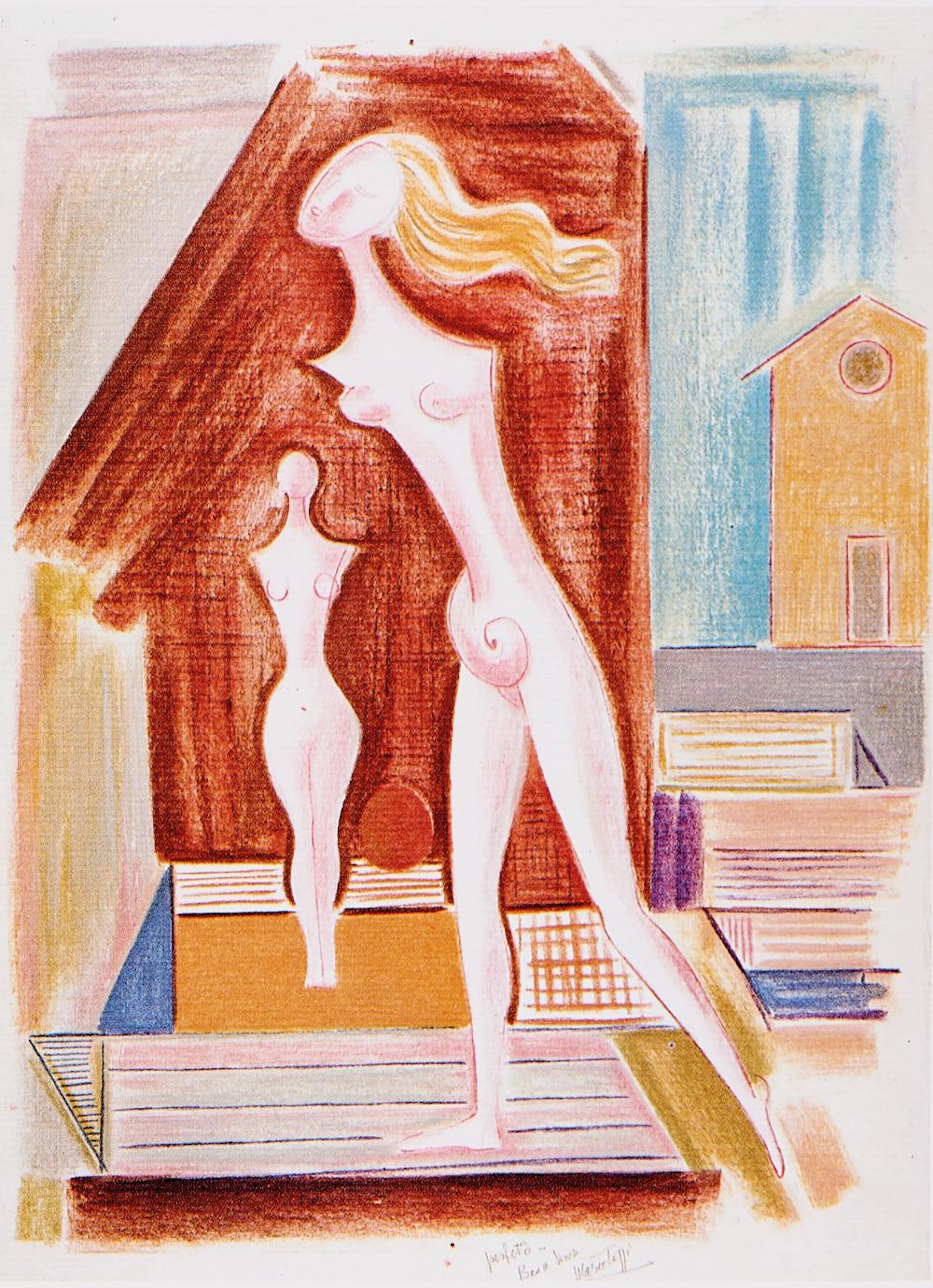 MARIO TOZZI 1895-1979 Quattro litografie 1970 -Four lithographs 1979